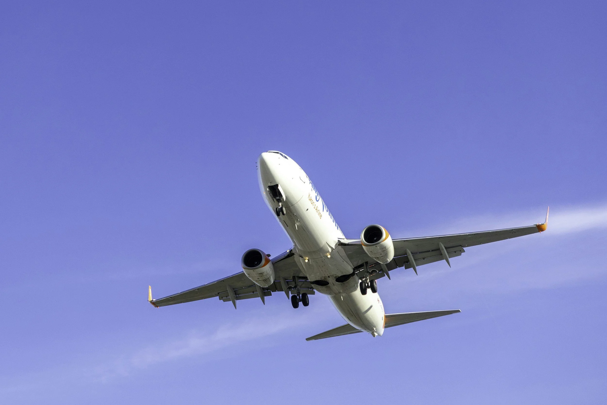 plane flying through the air