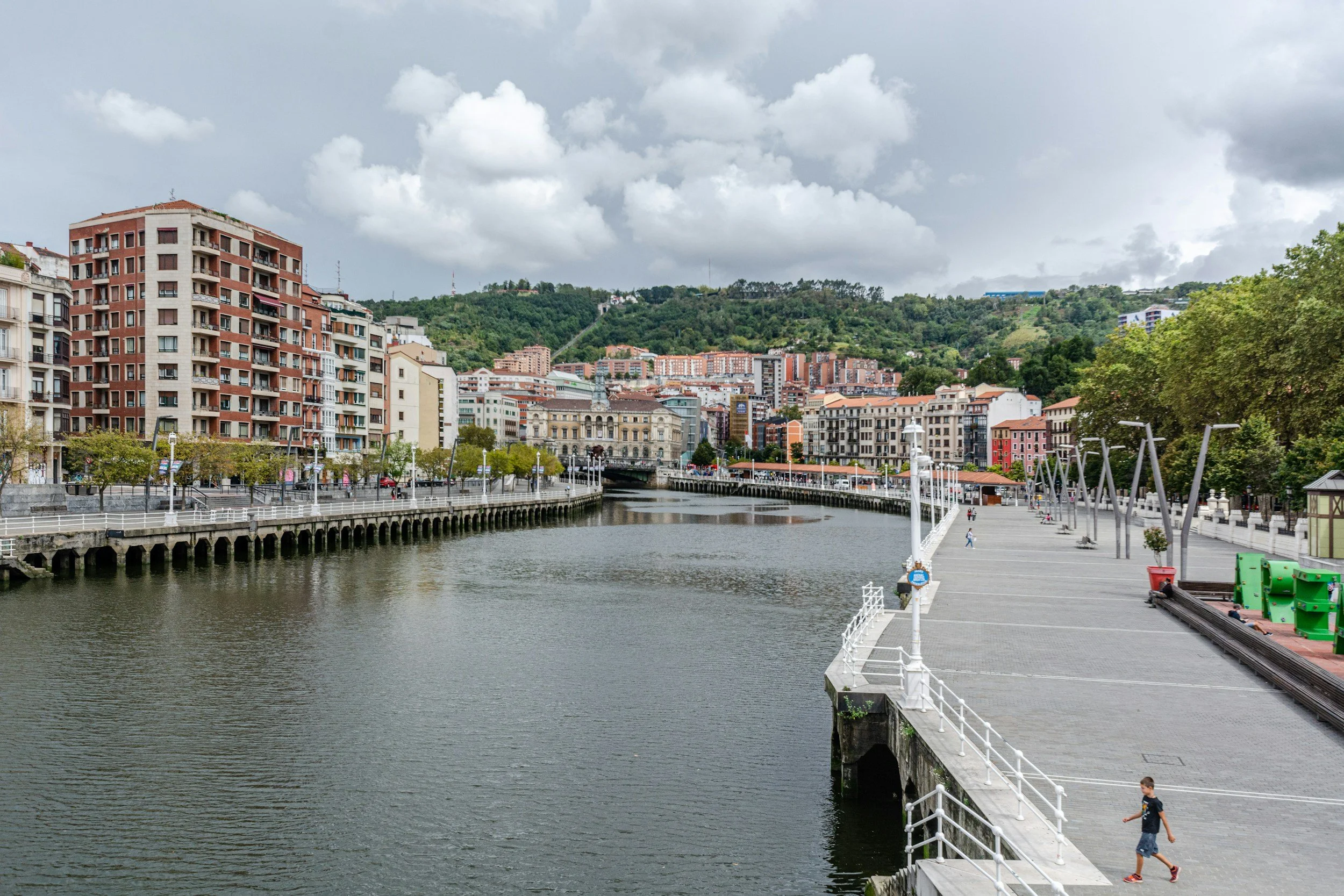 grey sky bilbao spain