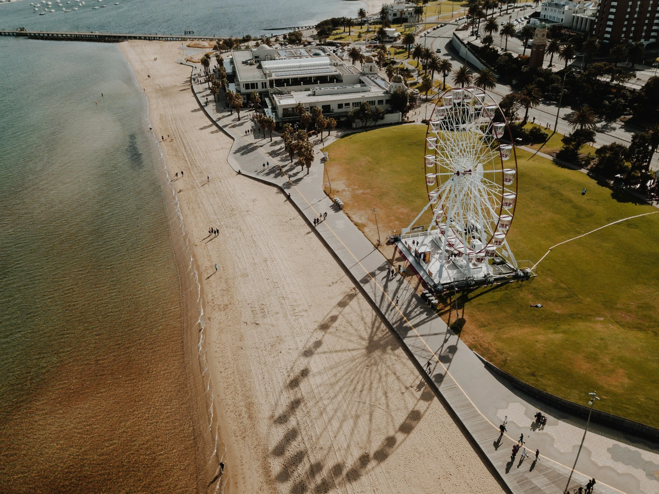 waterfront and beach