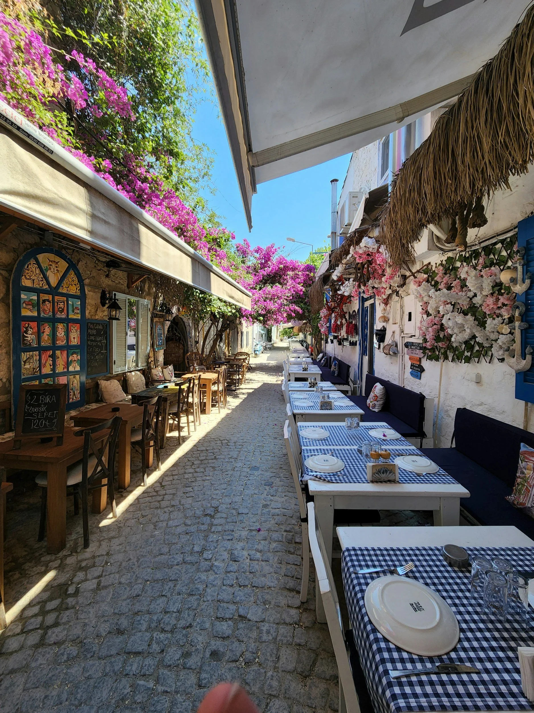 small streets restaurants turkey