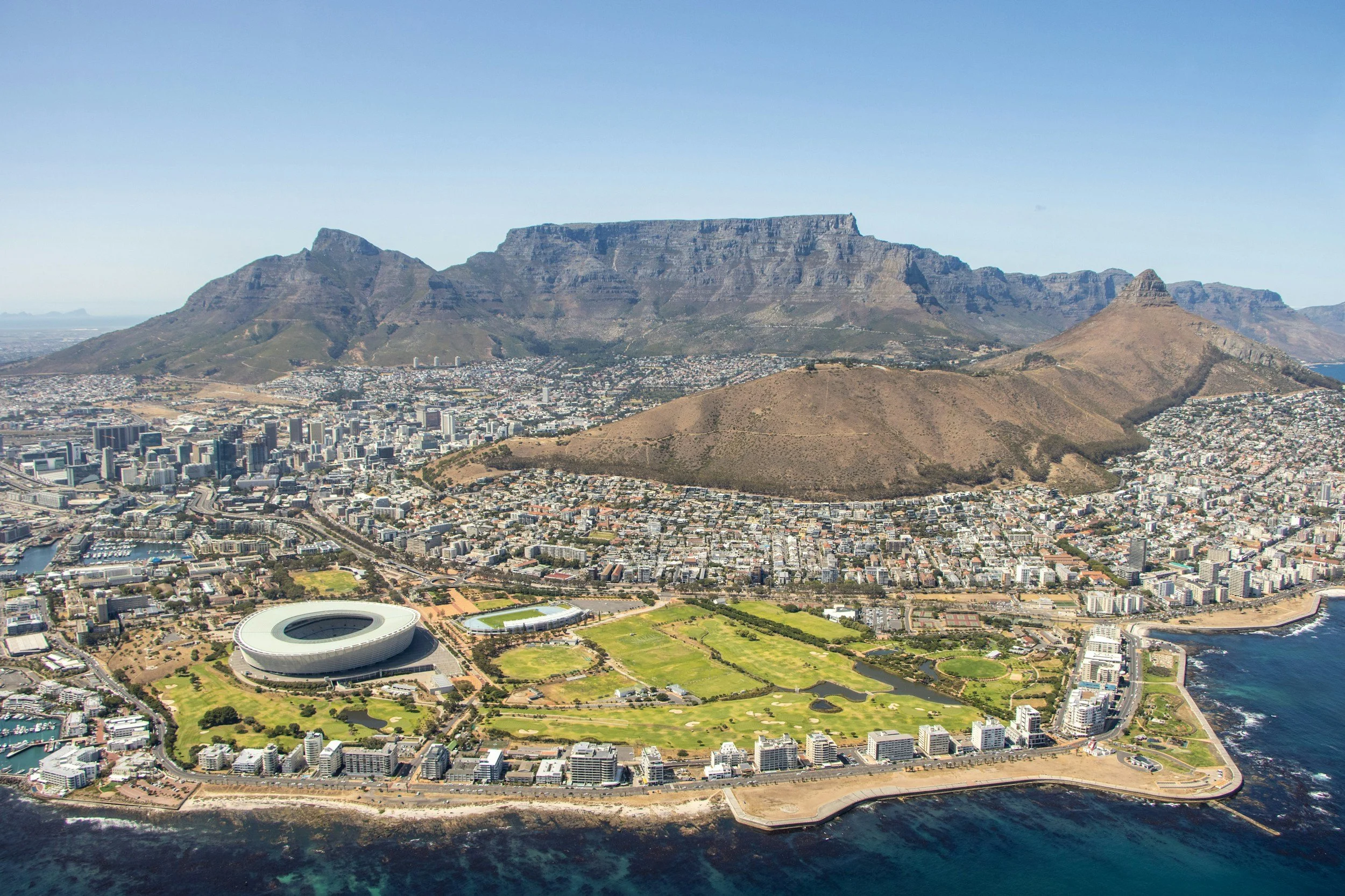 cape town from above