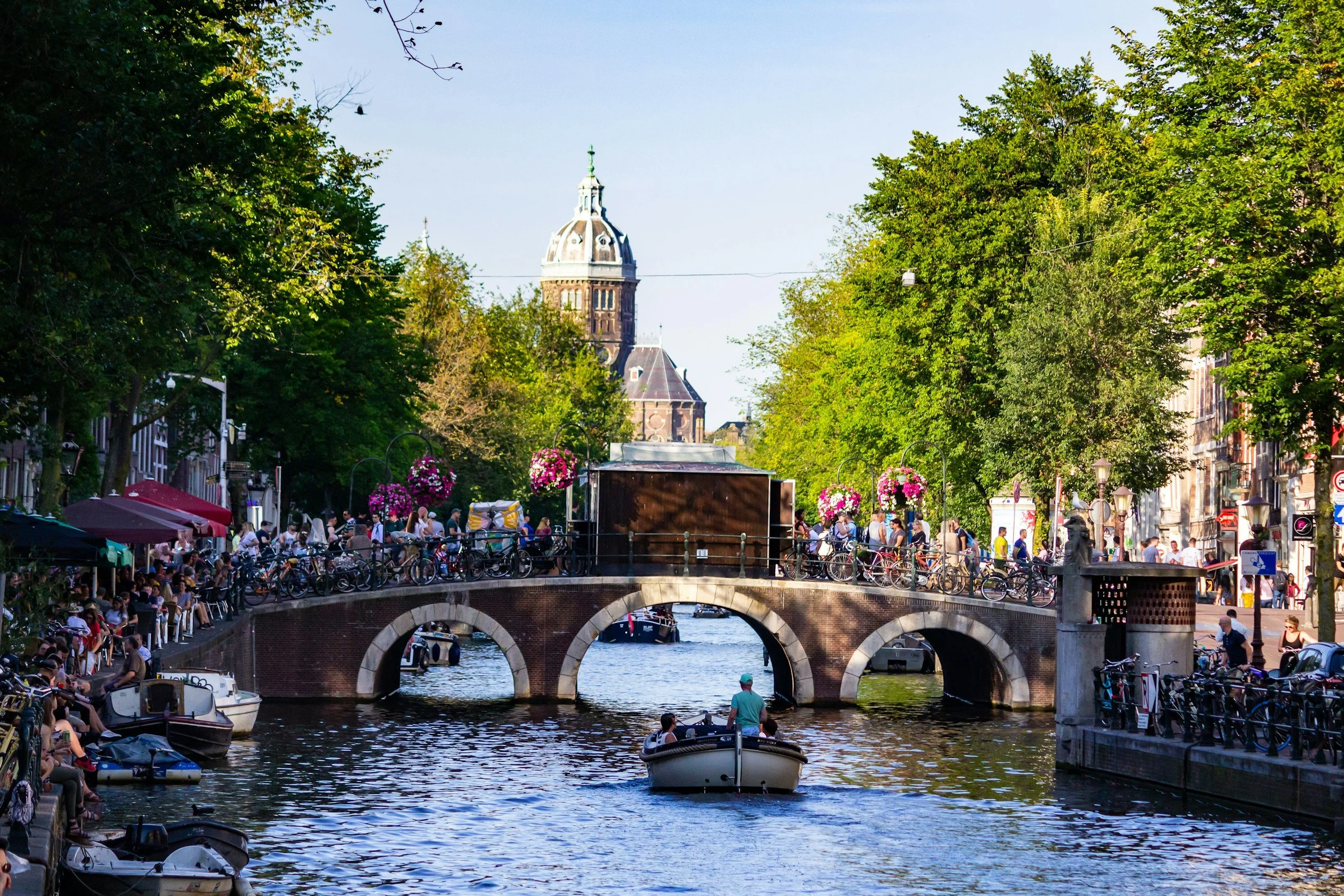 amsterdam bridges summer