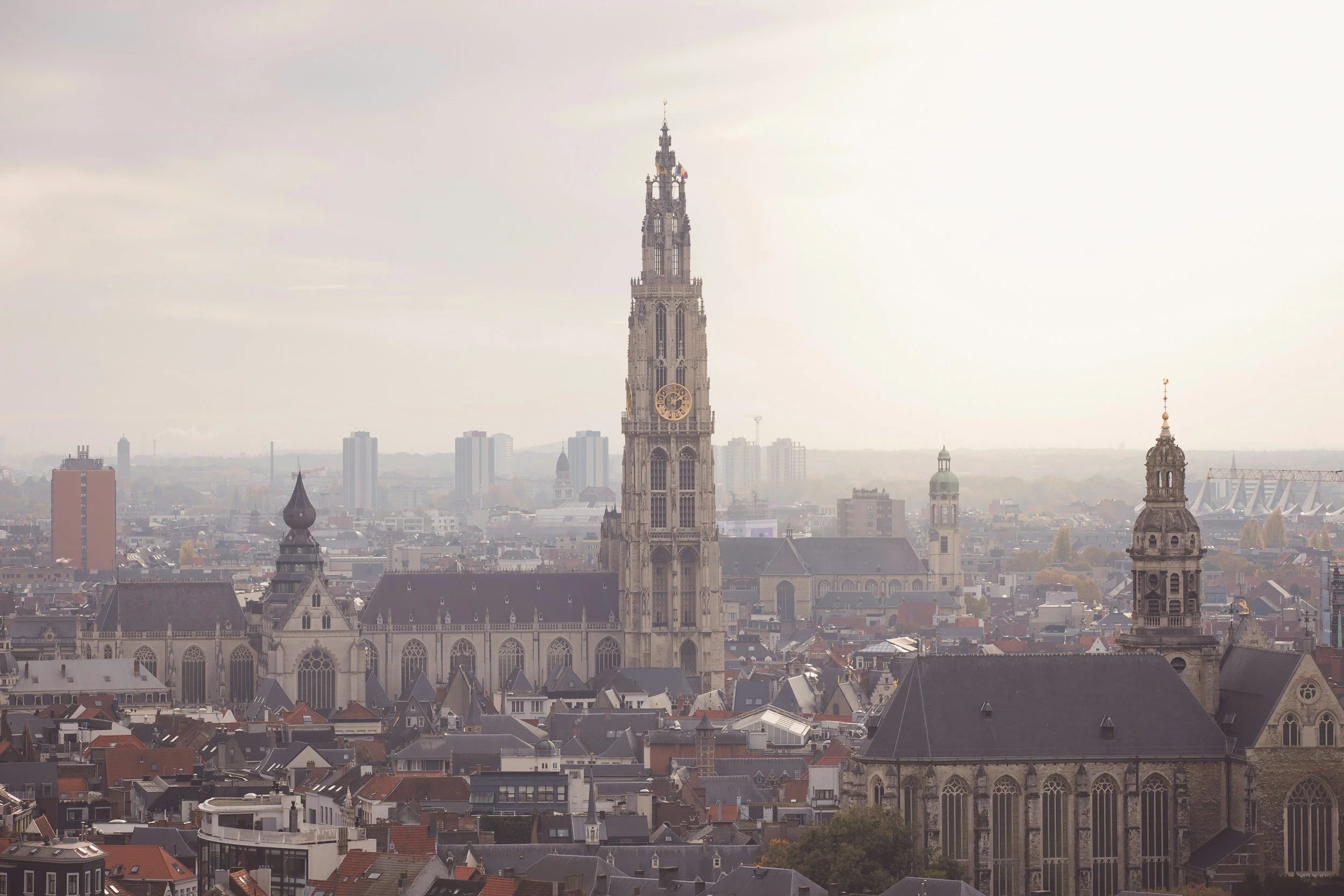 antwerp belgium skyline
