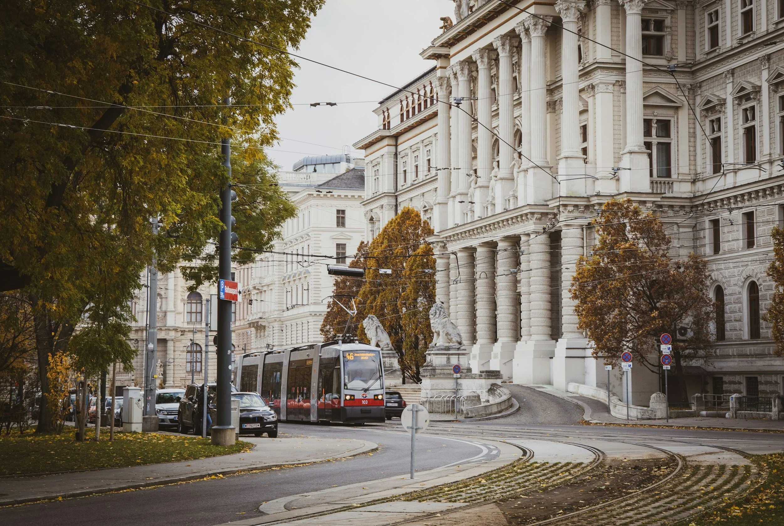 vienna streets autumn