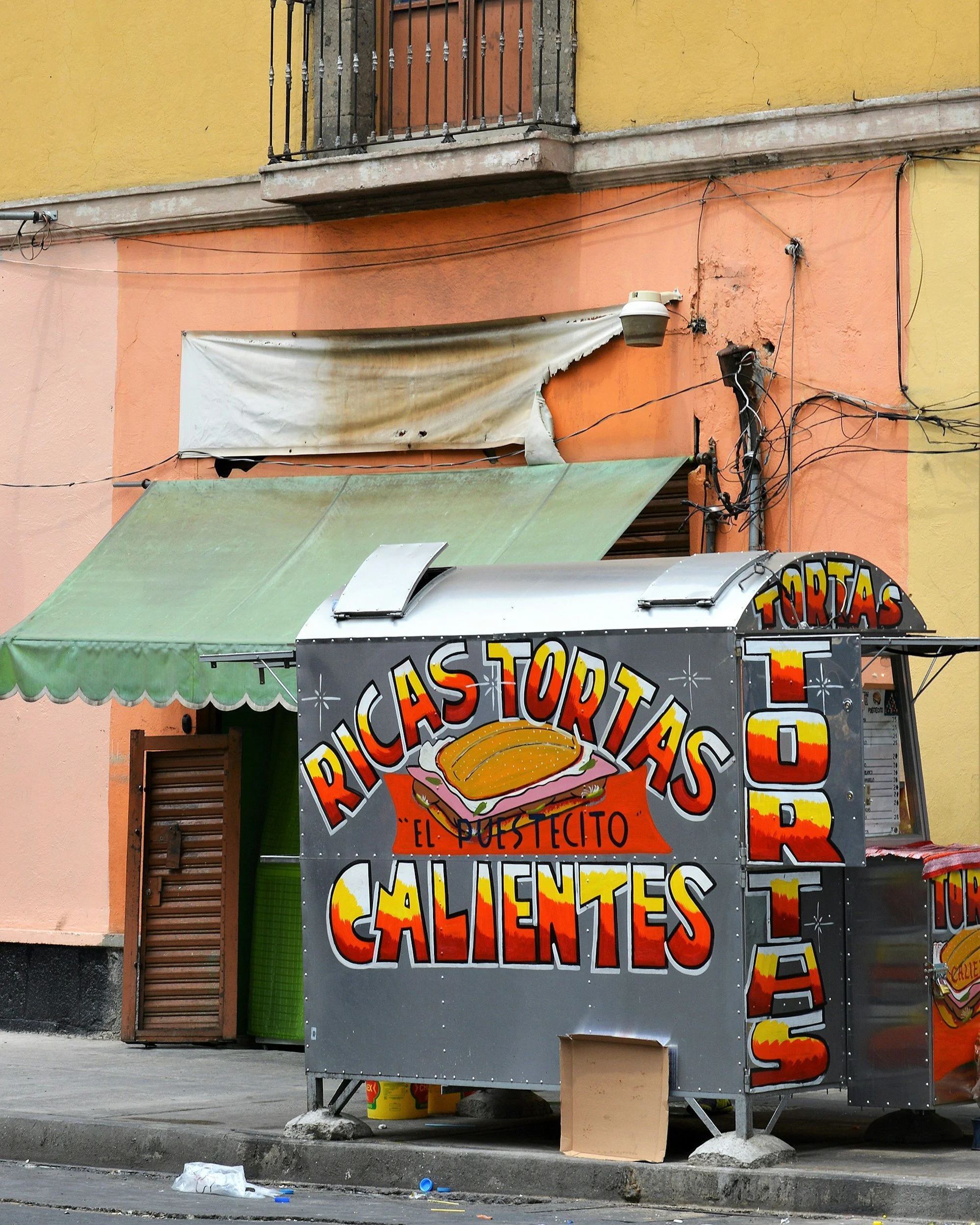 mexico city torta stand