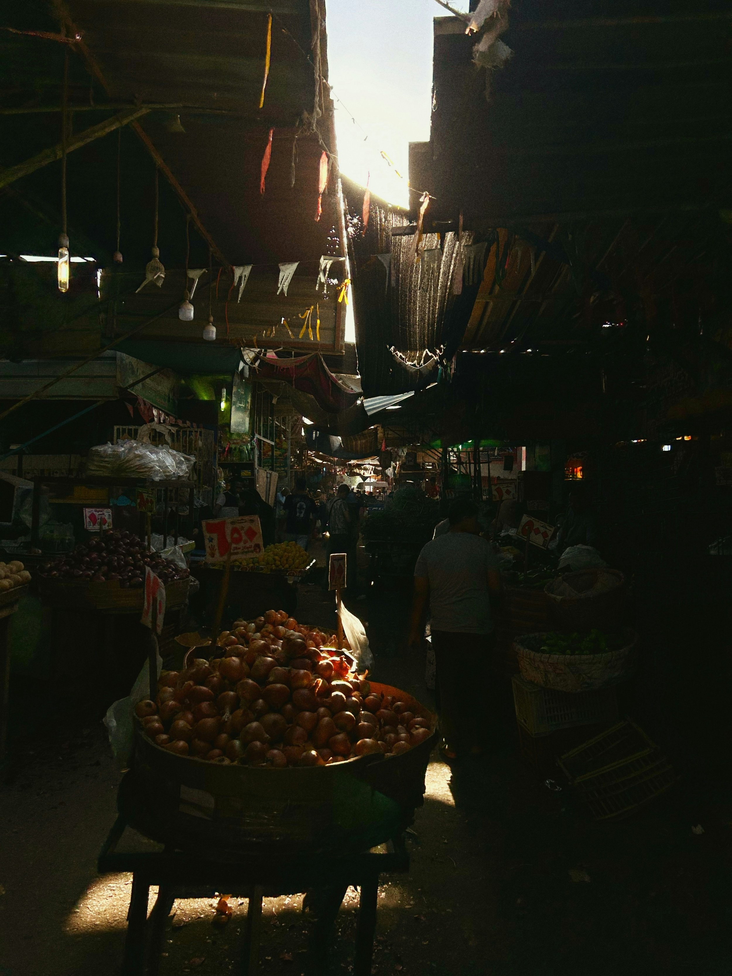 street food market in cairo