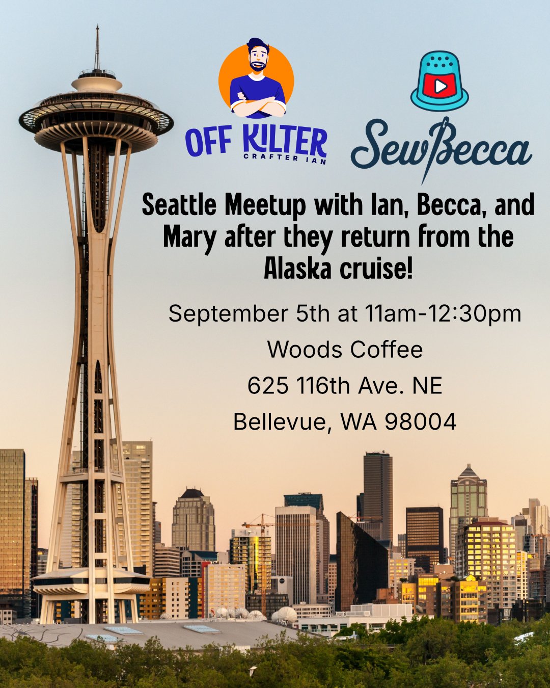 Seattle Meetup With Ian, Becca, and Mary