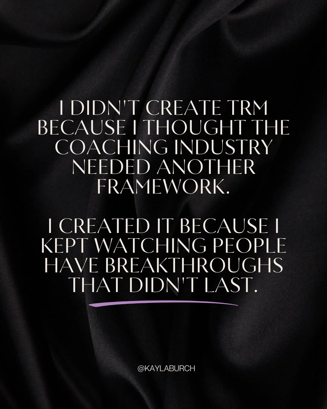 I didn&rsquo;t create TRM to help people be more self-aware.

I created it because awareness without interruption doesn&rsquo;t change anything.

This is why the work is different. And why it actually sticks.

Comment EXPAND for the free course.