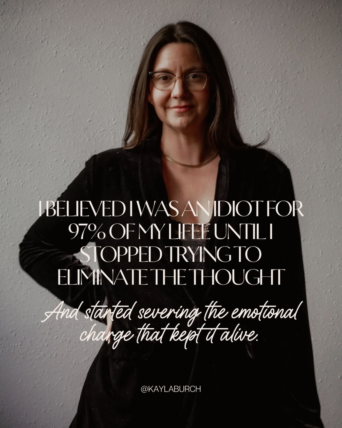 For 97% of my life, I genuinely believed I was an idiot.
Not because it was true, but because the thought lived in me long enough to feel like fact.
That&rsquo;s the thing about old stories&hellip; they don&rsquo;t yell, they echo.

Then I realized s