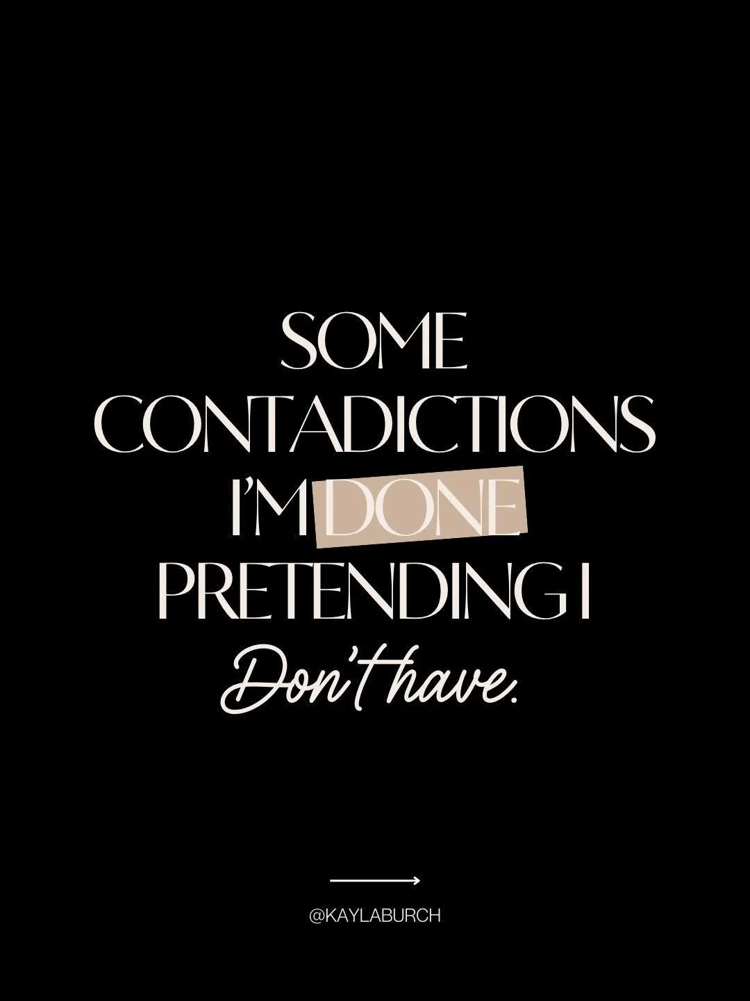 I wrote this because I&rsquo;m so done pretending everything lines up clean. It doesn&rsquo;t. And the pressure to be on-brand and consistent every single day is honestly the fastest way to kill the thing that makes people want to follow you in the f