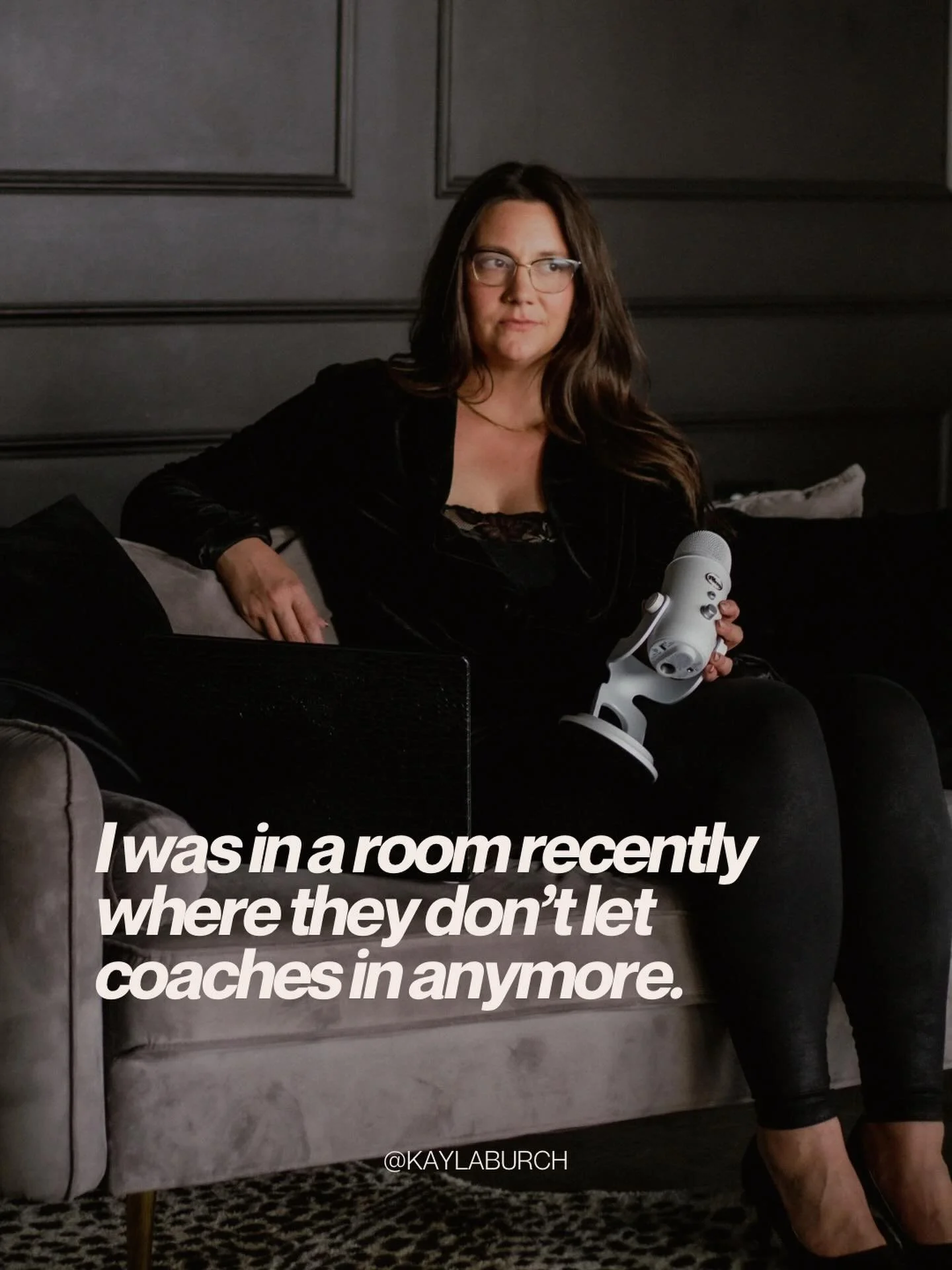 This keeps coming up and it&rsquo;s been bothering me so I&rsquo;m just going to say it.

I was in a room with some really sharp, successful people. And someone said we stopped letting coaches in. They&rsquo;re all selling the same thing and none of 