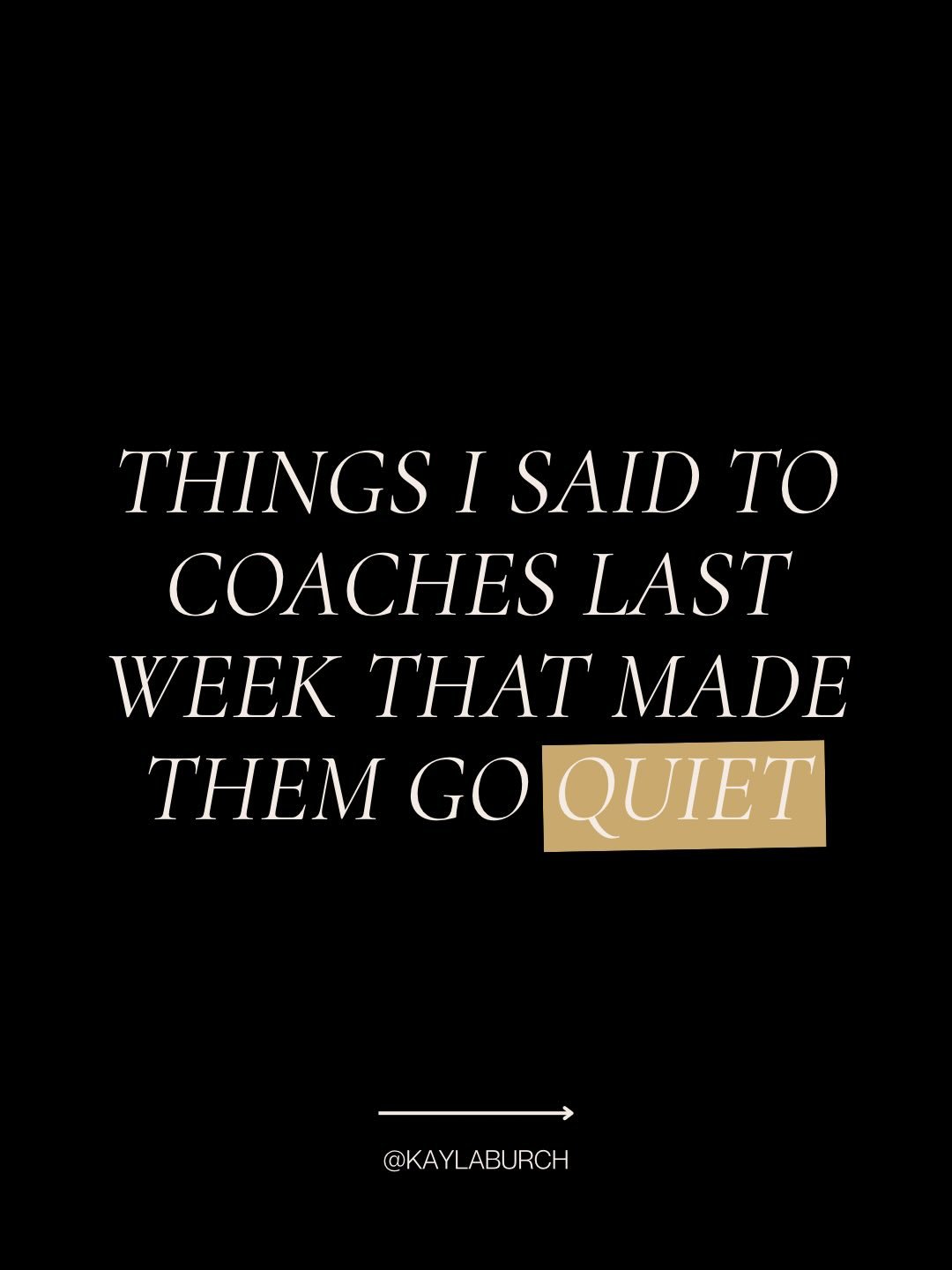Real conversations. Real pauses. Real silence. If any of these hit, I go live every Wednesday and we dig in. The Coaching Edge Weekly. 12pm CST. Comment EDGE.