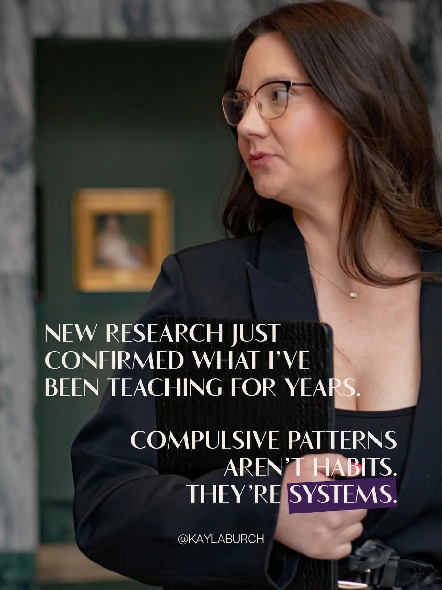 Ok so there&rsquo;s a study that came out recently and I&rsquo;ve been losing my mind over it.

Researchers tested the habit loop model. The thing everyone in coaching and therapy has been teaching forever. Your pattern is a bad habit, break the loop