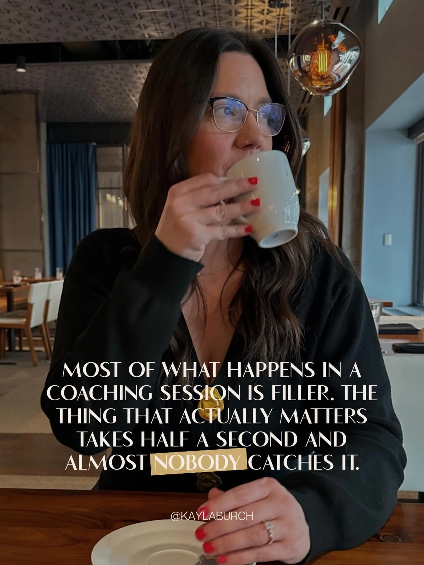 I need to tell you about something that happened in a session last week because I can&rsquo;t stop thinking about it.

We were maybe 40 minutes in and honestly it was a fine session. Good conversation. She was talking about a work thing, totally comp