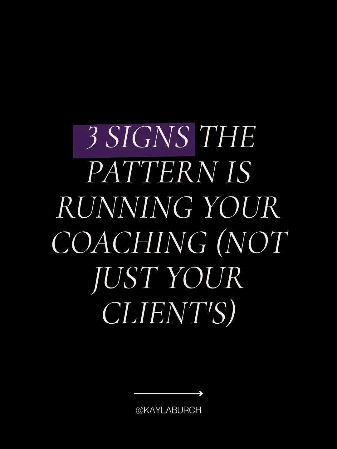 I did all three of these for years before I figured out what was missing. If you recognize yourself in any of these that&rsquo;s not a problem. That&rsquo;s the starting line. Wednesday at noon I&rsquo;m talking about what&rsquo;s underneath all of i