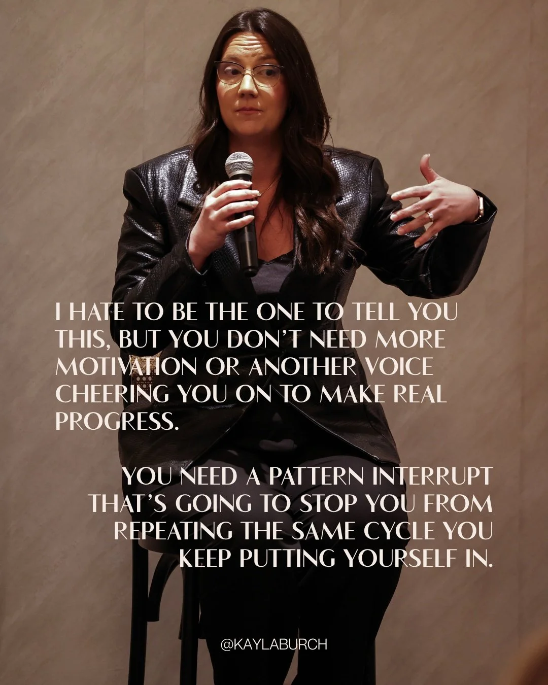 Motivation is unreliable. It shows up when things feel good and it disappears the second they don&rsquo;t.

So if your progress depends on feeling motivated, it&rsquo;s going to be inconsistent by default.

Patterns, on the other hand, run whether yo