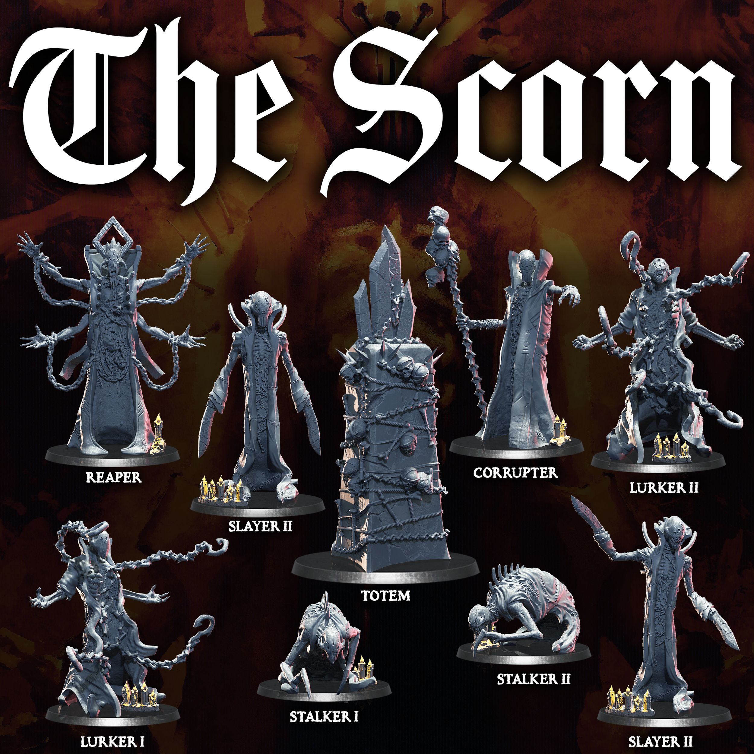 Idols of Torment - The Scorn Physical Miniatures