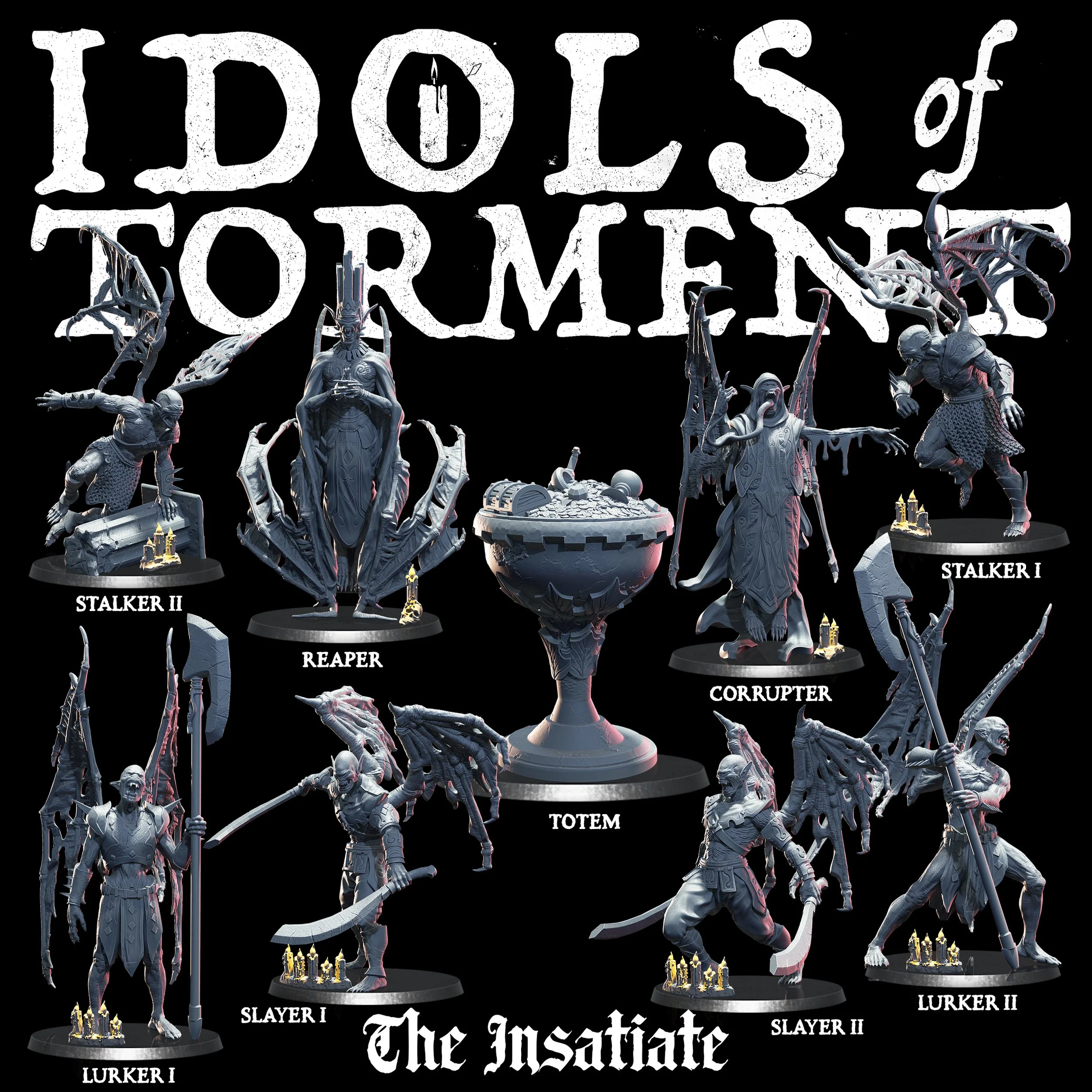 Idols of Torment - The Insatiate miniatures