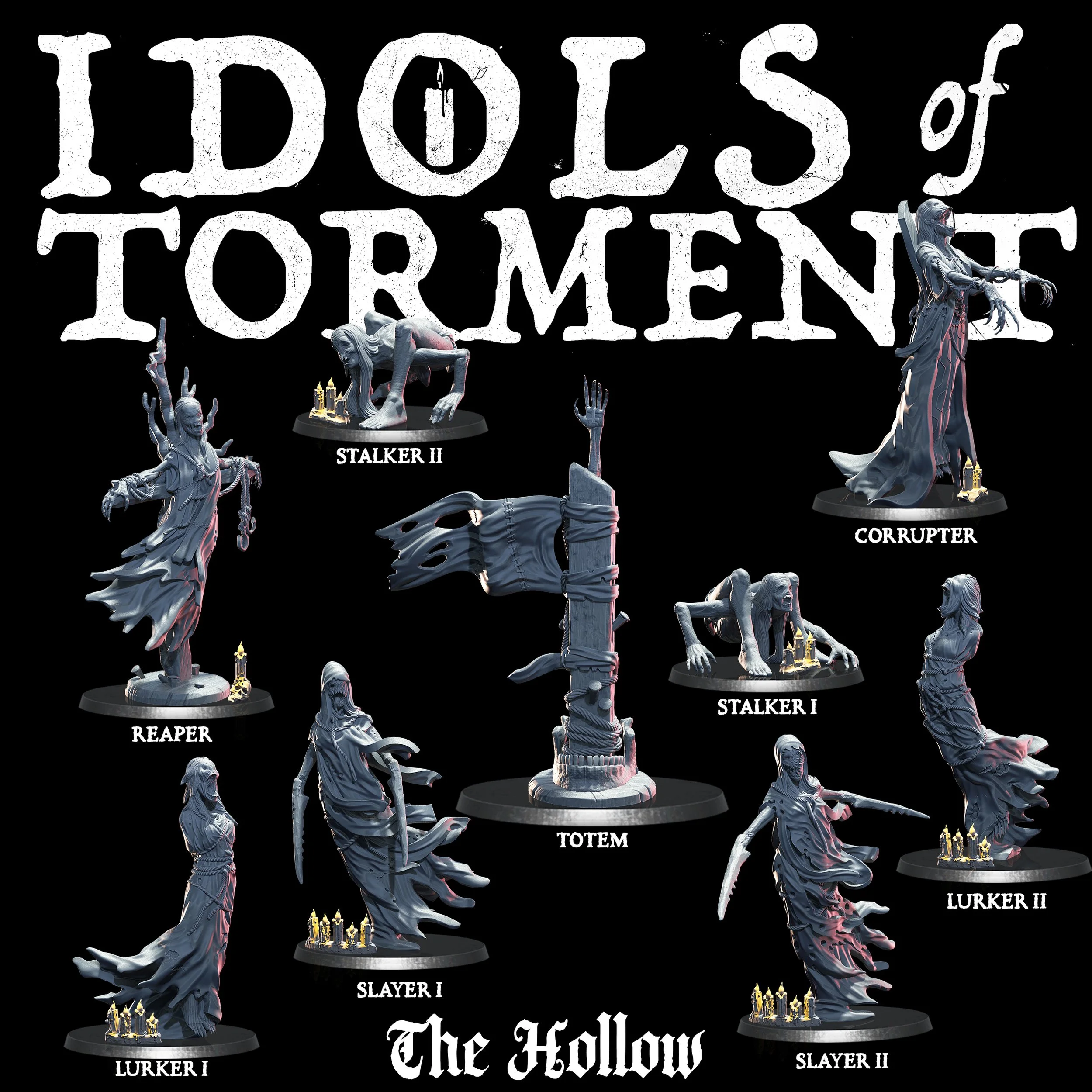 Idols of Torment - The Hollow miniatures