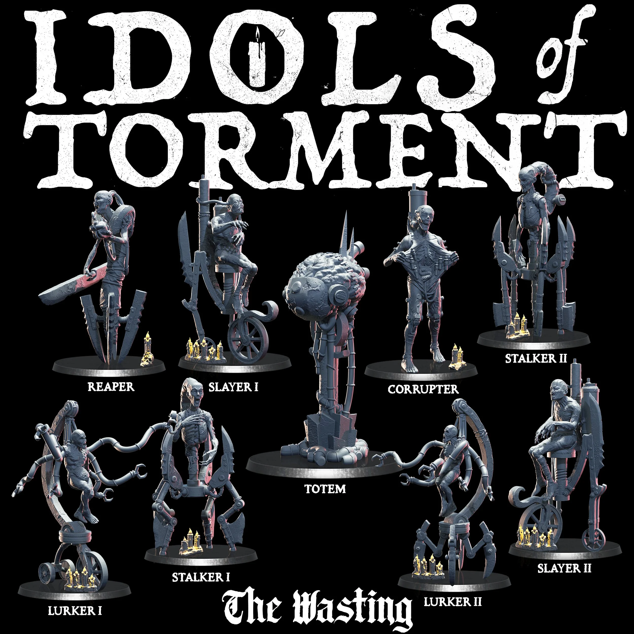 Idols of Torment - The Wasting miniatures
