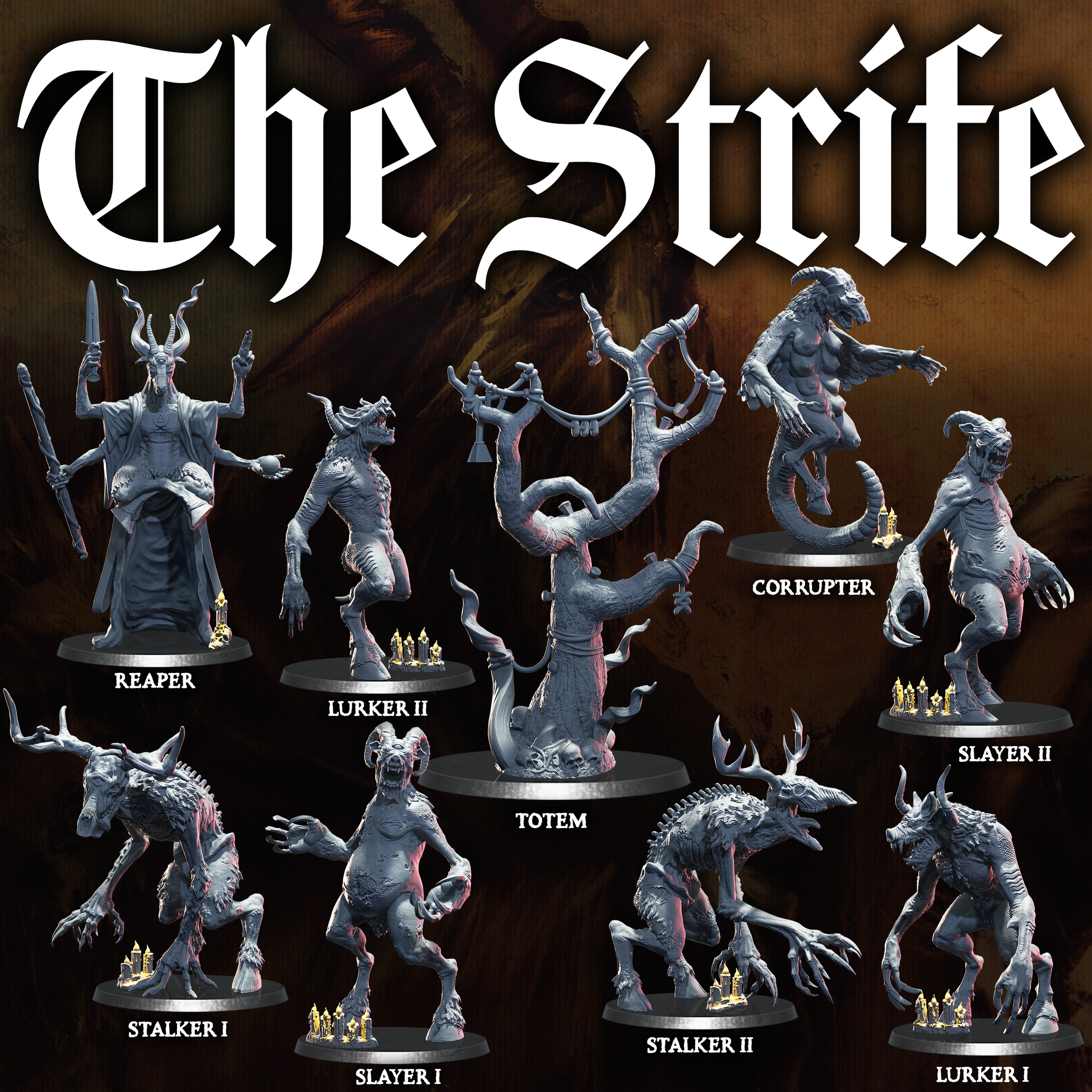Idols of Torment - The Strife Physical Miniatures