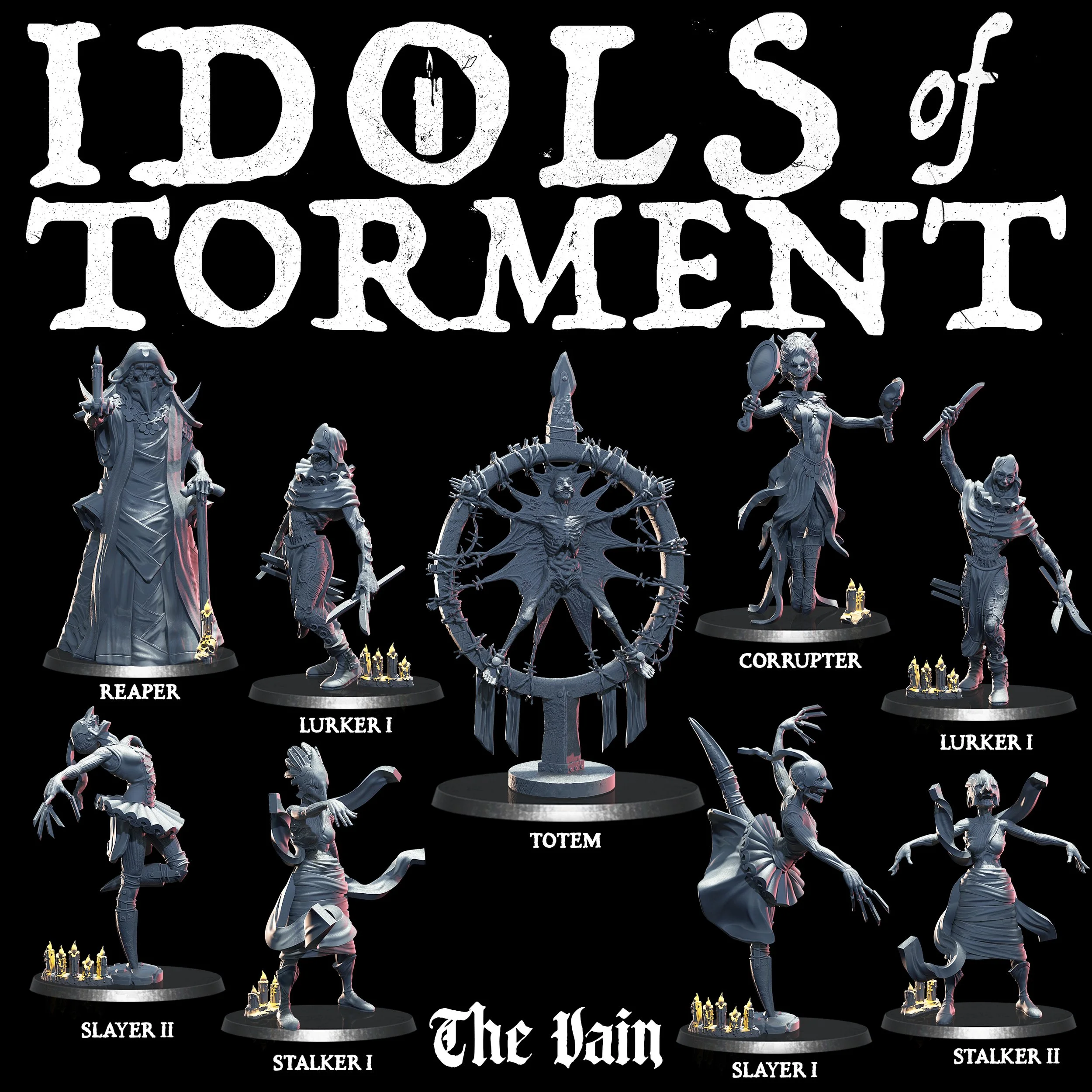 Idols of Torment - The Vain miniatures