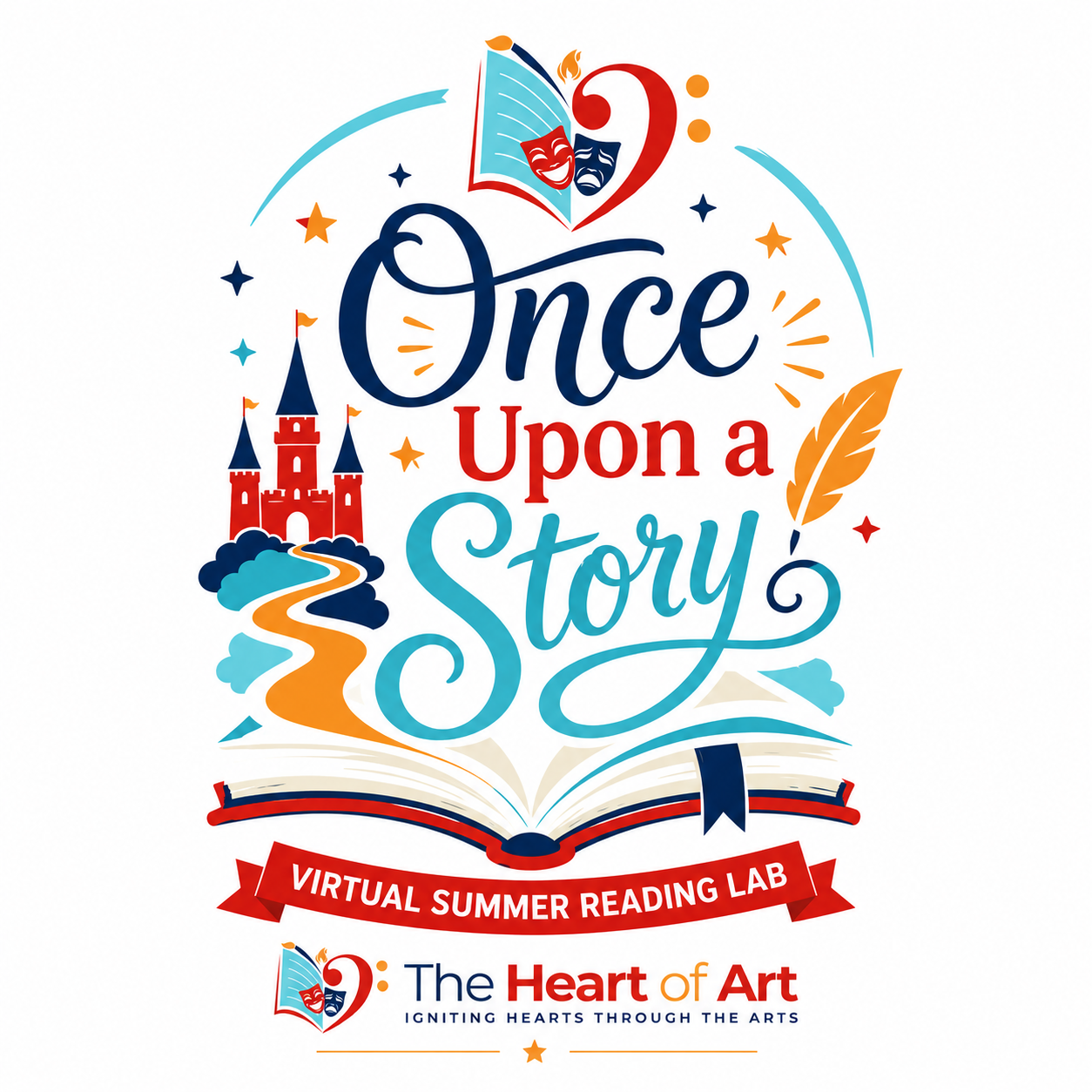 Once Upon a Story- Virtual Summer Reading Lab (Grades 4-6) Physical Books Shipped