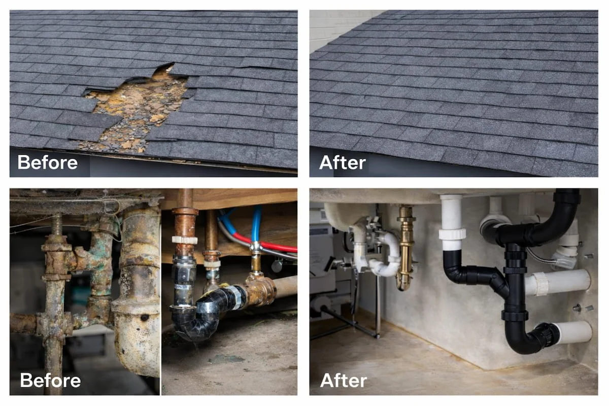 Line chart showing contractor call growth after a Google Business Profile audit and local SEO improvements.