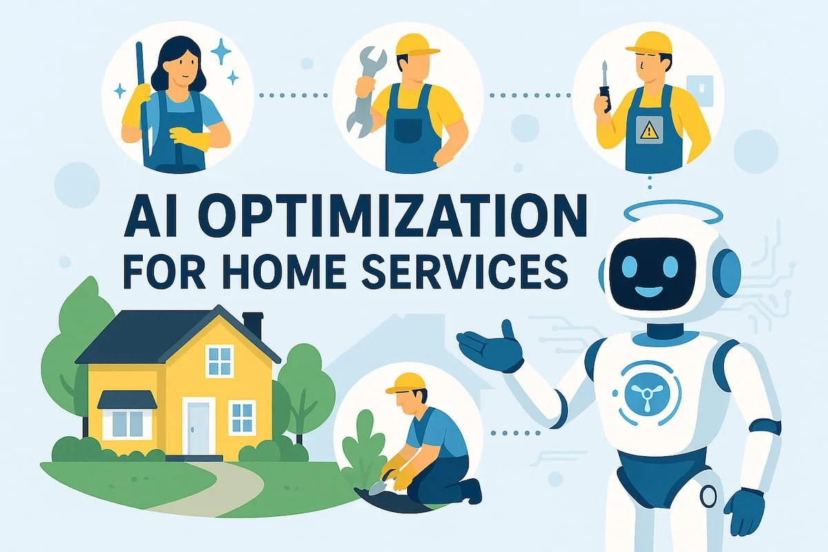 AI-generated summary highlighting local home service contractors with strong online presence.