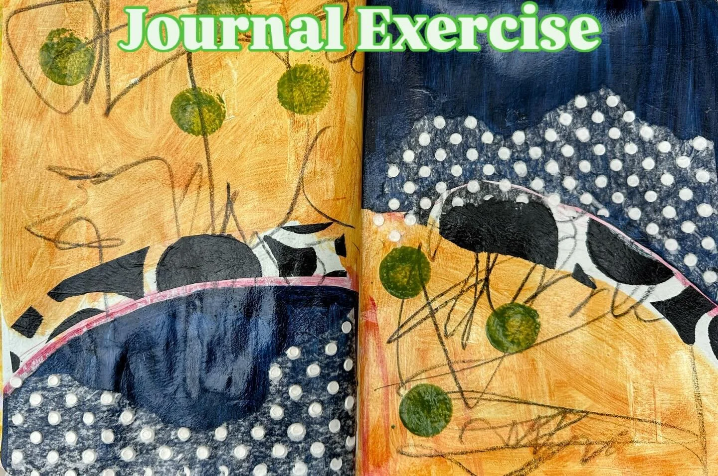Journal play #abstractart #journaling #gelliprinting #jojoart #interiordesign