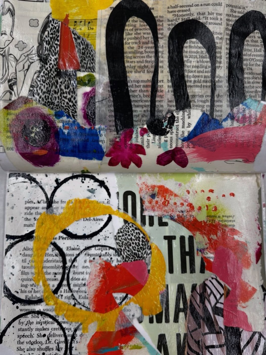 Journal Play #abstractart #jojoart #collage #popartstyle #interiordesign
