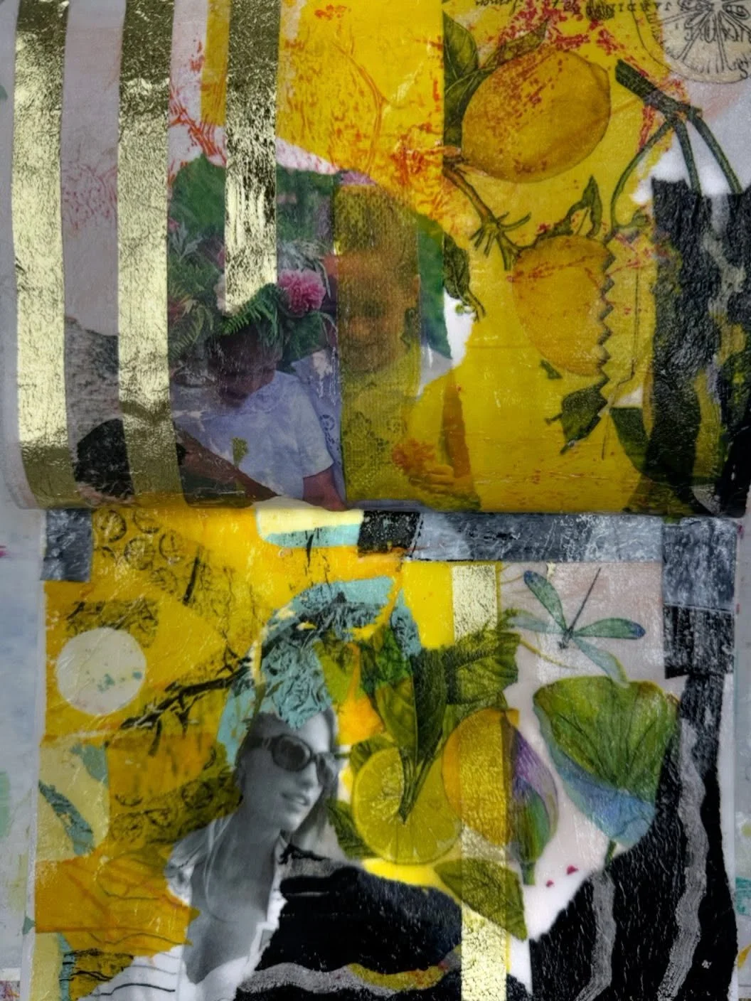 Journal Play #abstractart #jojoart #collage #mixedmedia #interiordesign