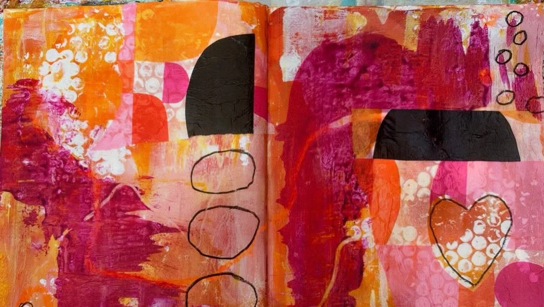 Journal Play #abstractart #collage #mixedmedia #interiordesign #jojoart