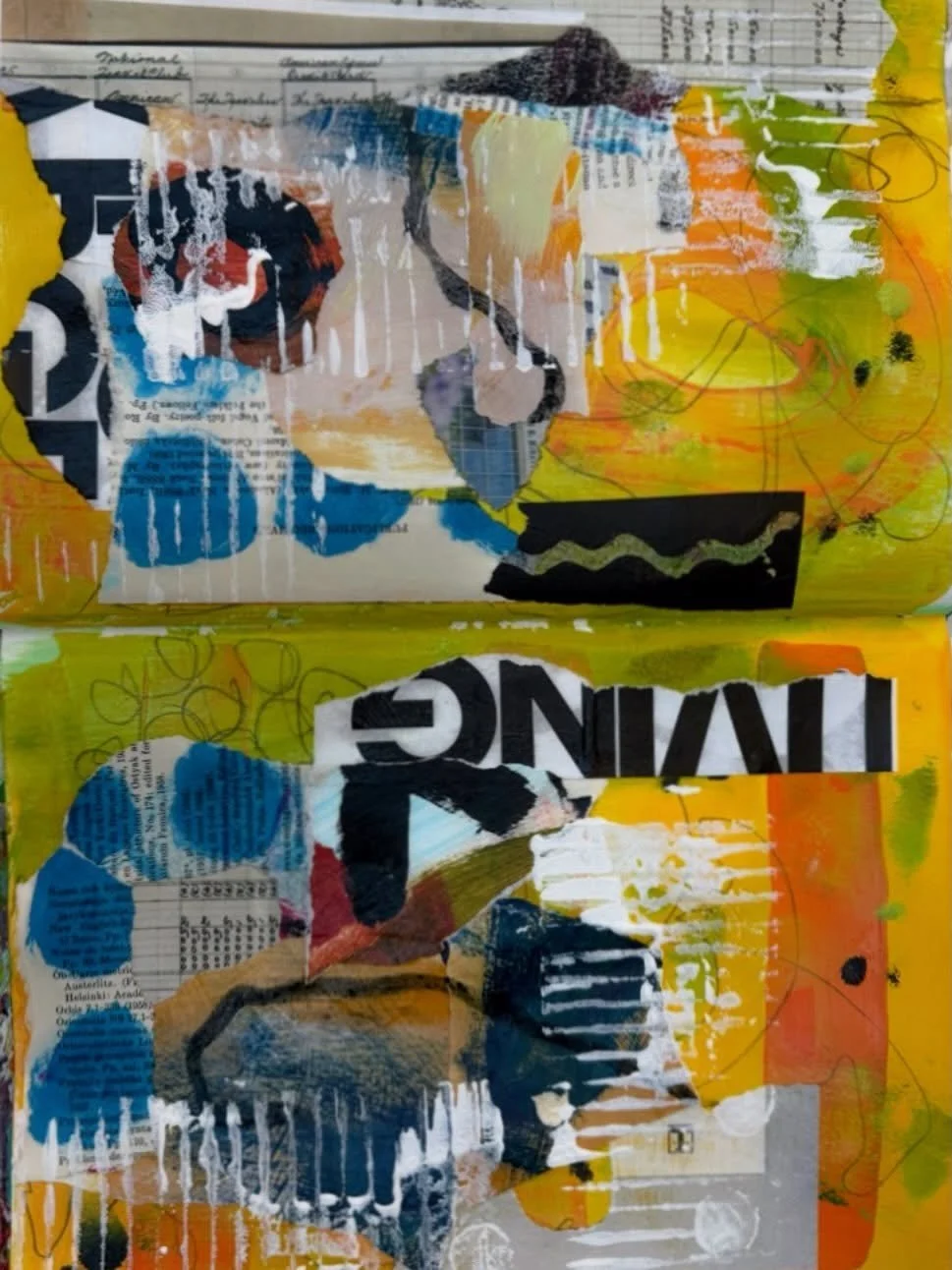 Journal play #abstractart #jojoart #mixedmedia #interiordesign #collage