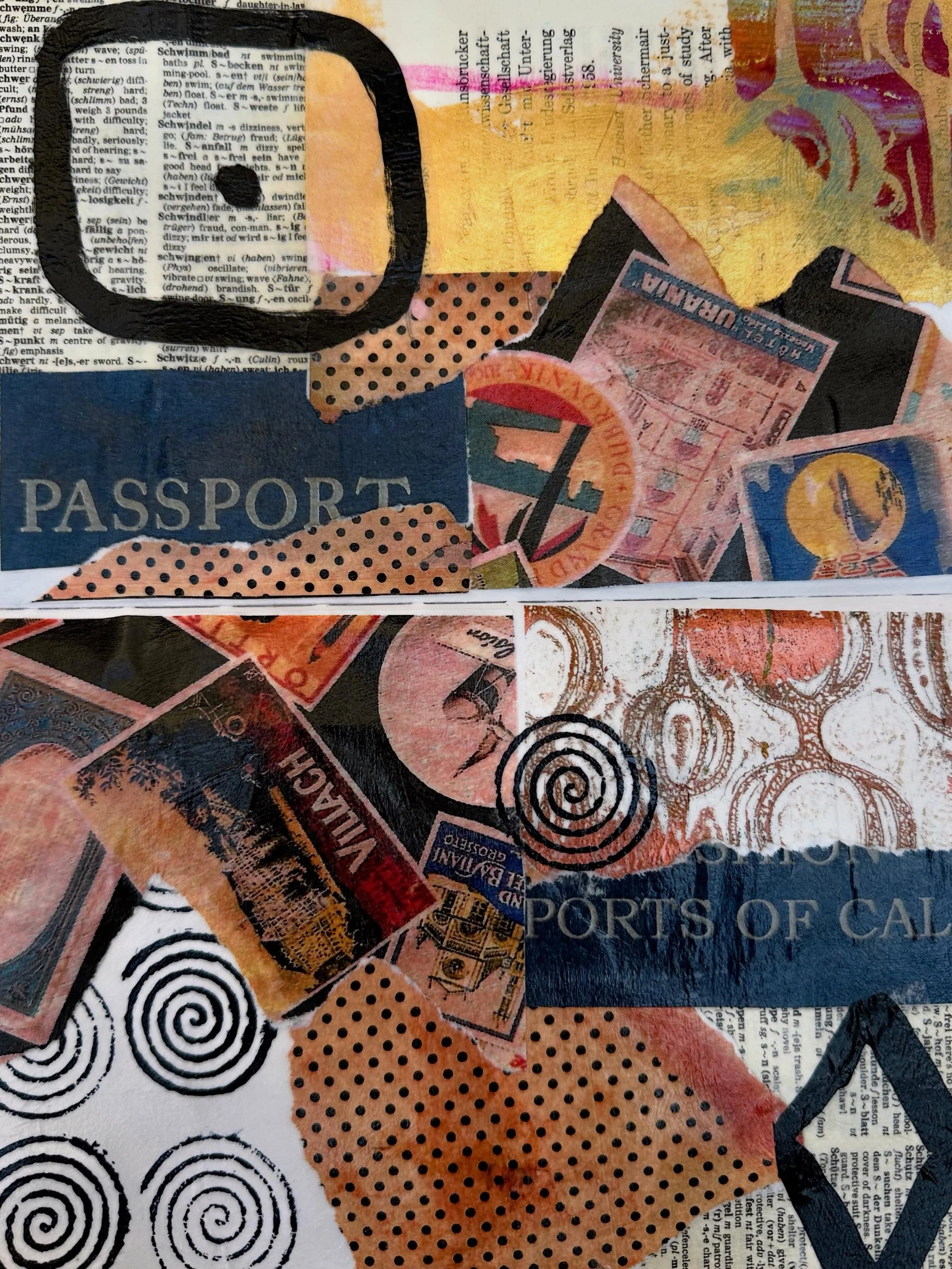 Journal Play #abstractart #collage #mixedmedia #jojoart #interiordesign