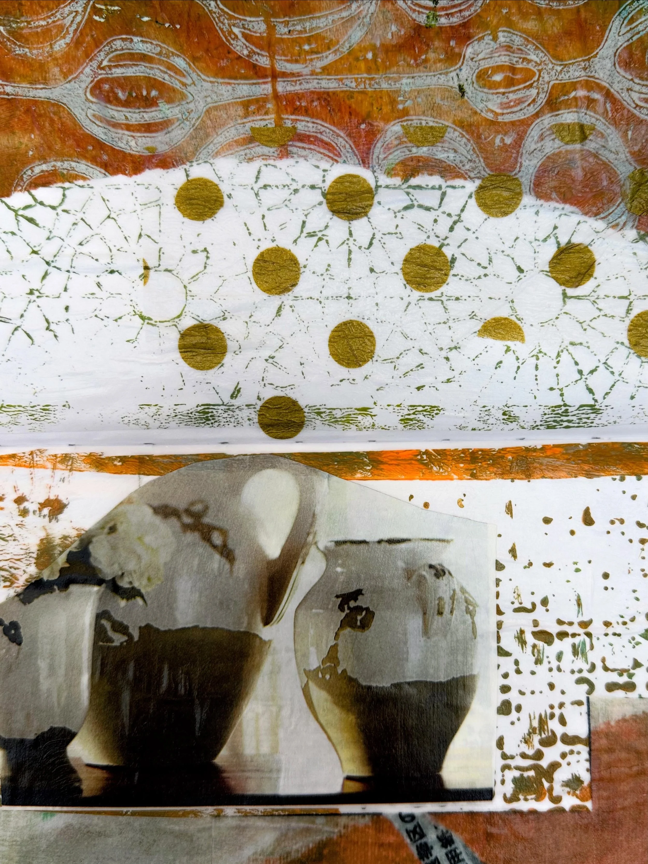 Journal Play #collage #mixedmedia #interiordesign #jojoart #neutral