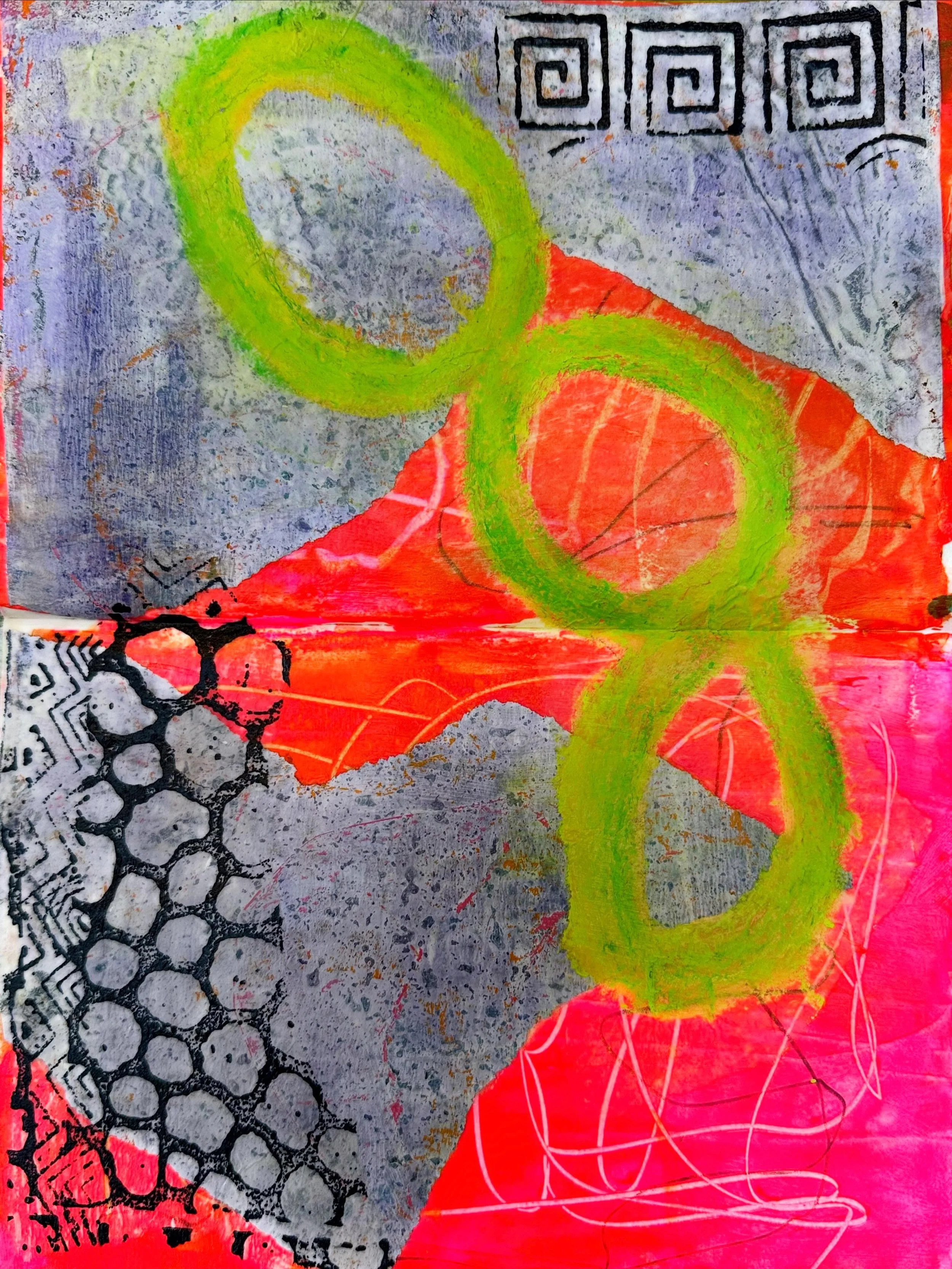 Journal Play #abstractart #interiordesign #jojoart #collage #mixedmedia
