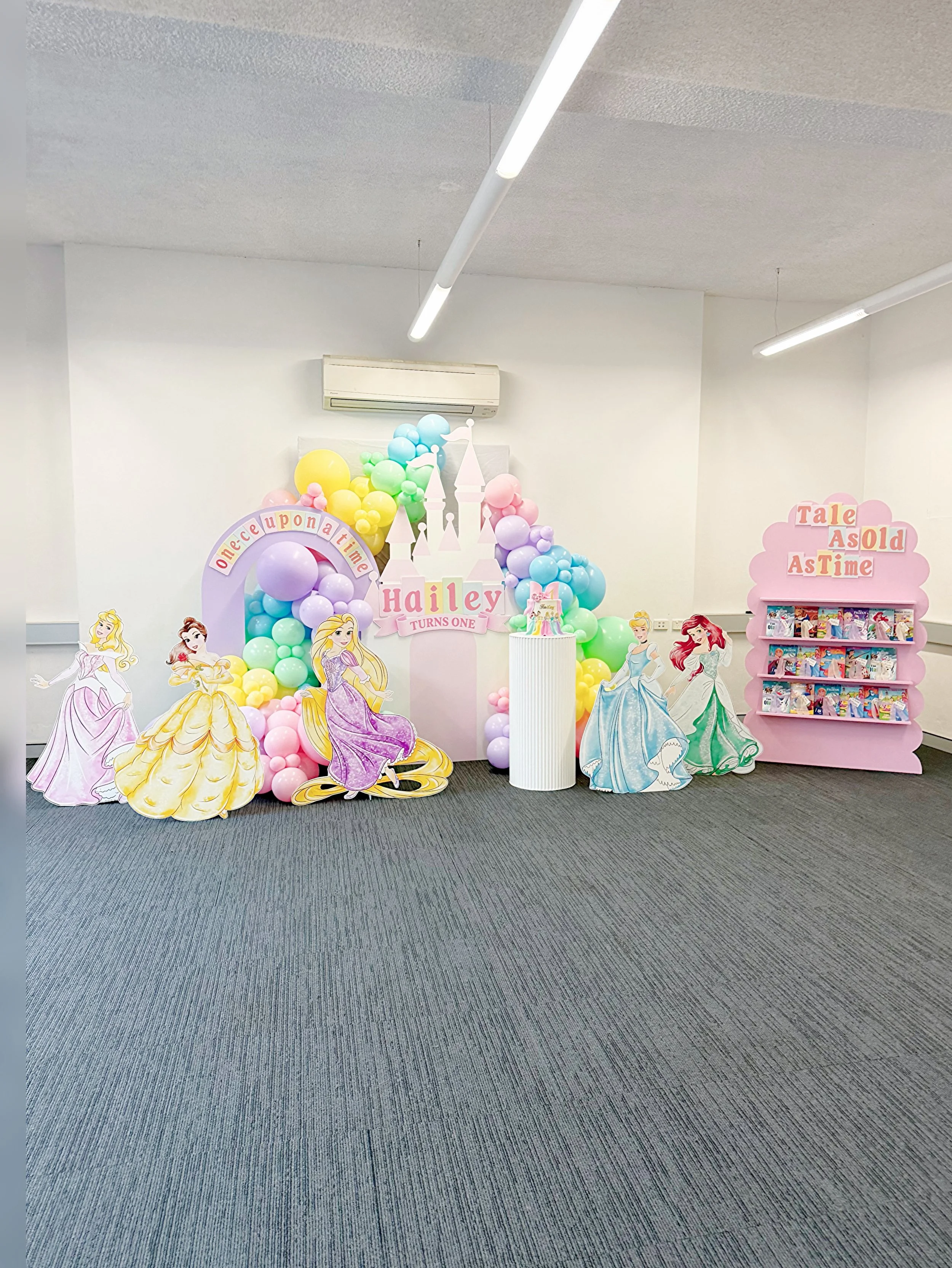 ✨ ONE-CE UPON A TIME&hellip; Princess Hailey turned ONE! ✨

A tale as old as time, brought to life with pastel perfection, a castle fit for a princess and a whole lot of fairytale magic! 🏰🌈

The sweetest finishing touch, a perfectly themed cake by 