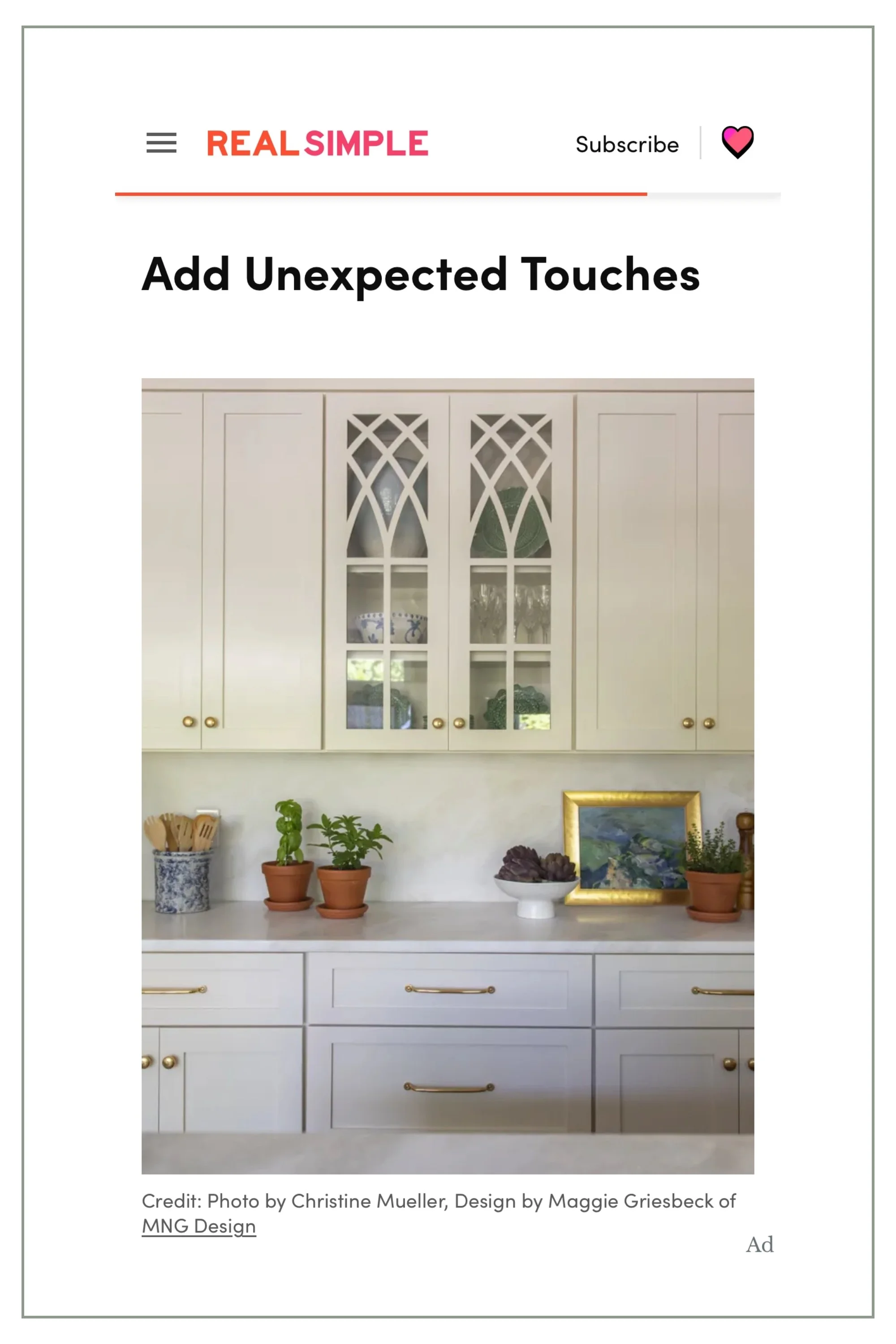 Designers Swear by These 6 Tricks for a Cozy Kitchen—Without the Clutter
