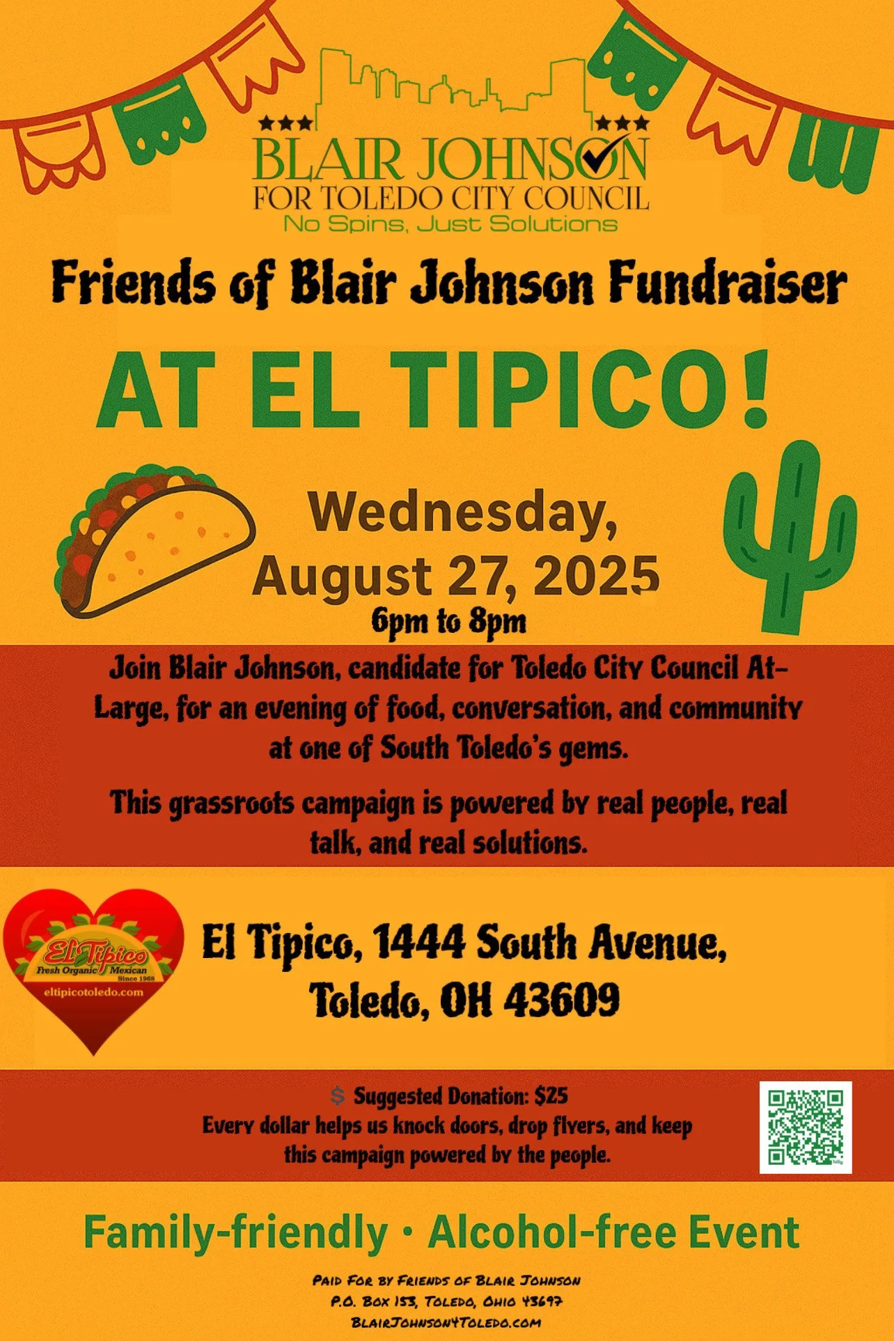 Fundraiser at El Tipico