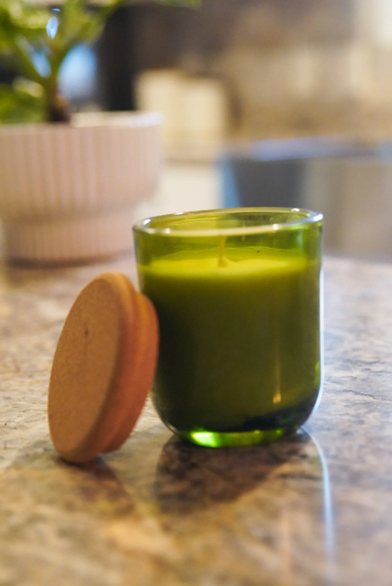 Moss Glass Candle