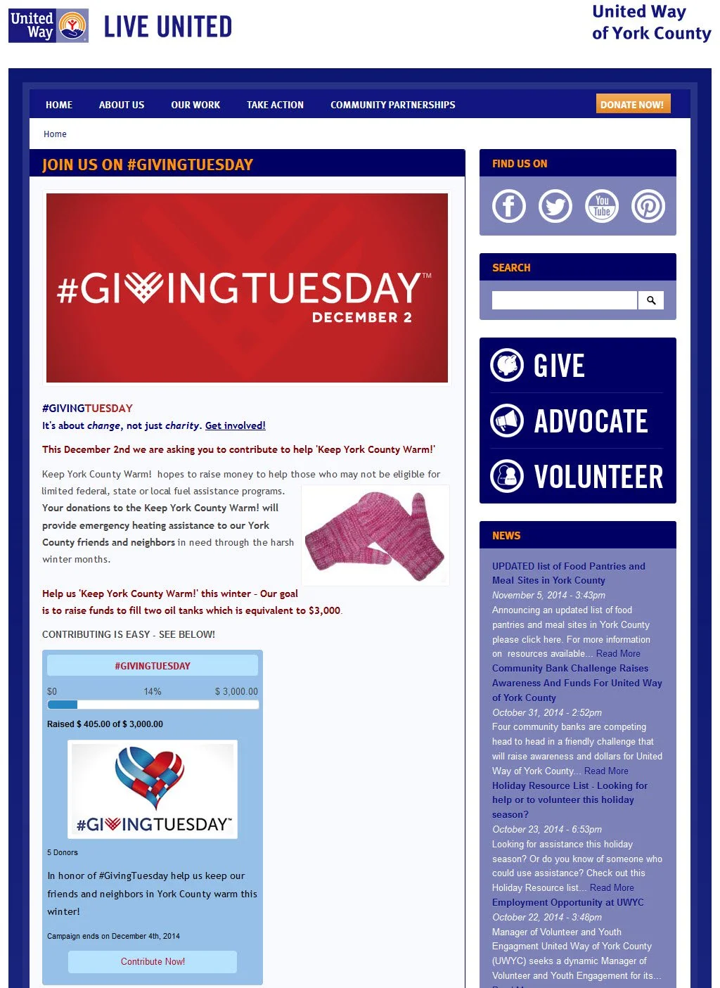 #GivingTuesday