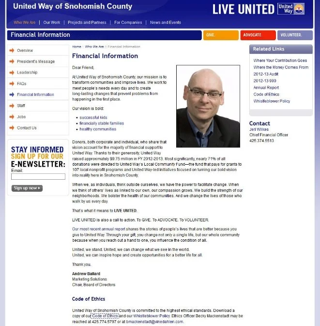 Doing It Right! United Way of Snohomish County (Everett, WA)