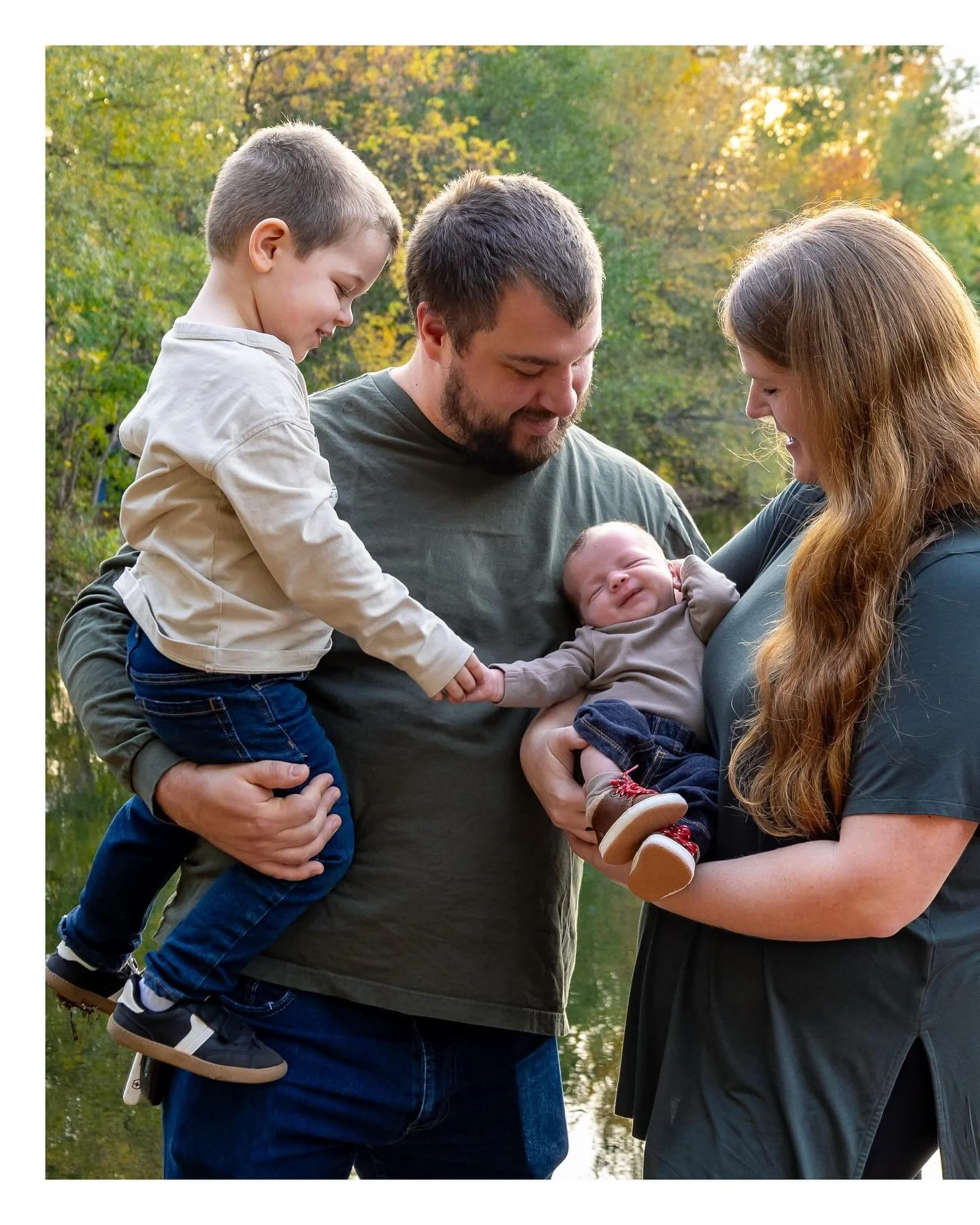 Loved capturing this sweet family and their newest little addition. Moments like these are what make photography so special!