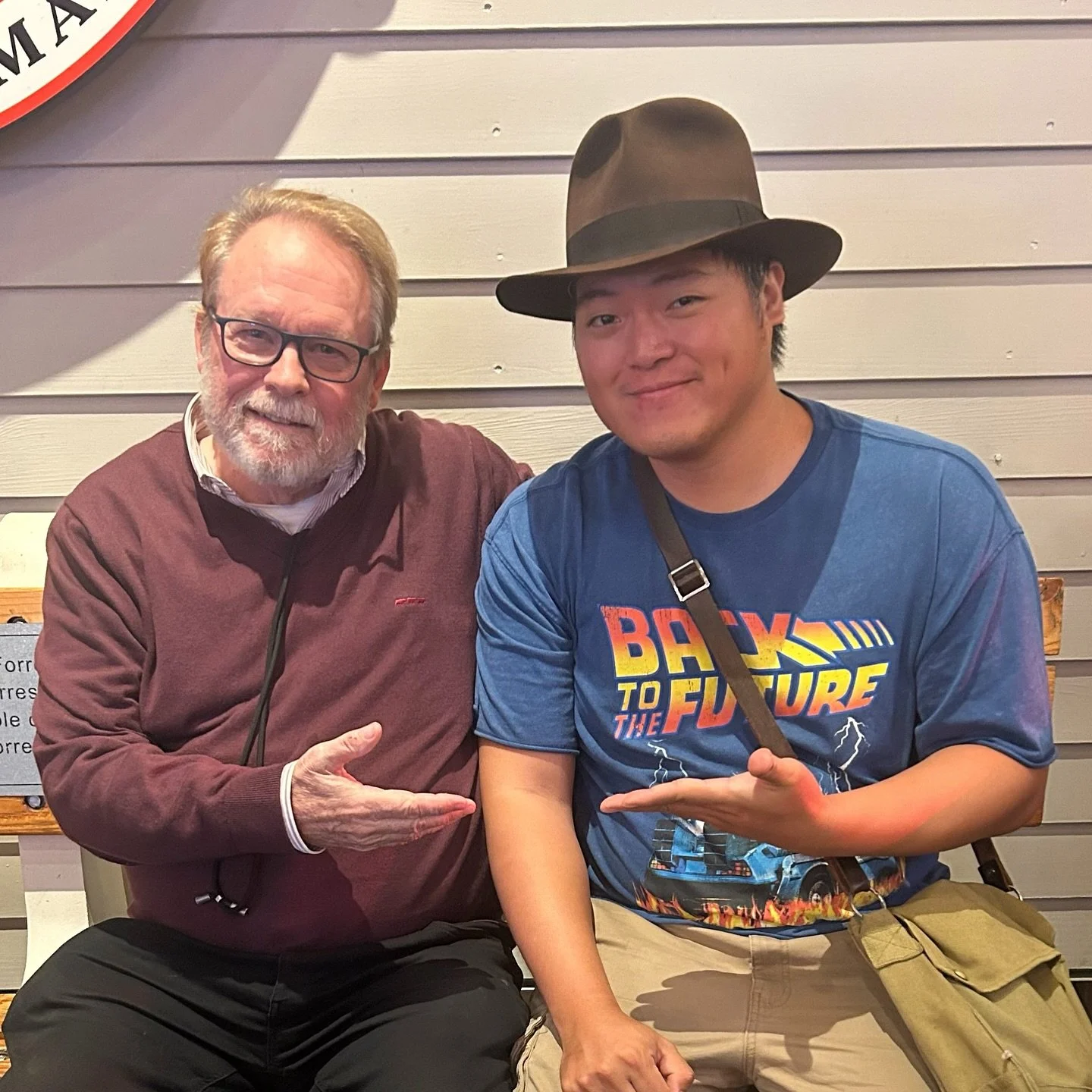 Met up with legendary special effects wizard Kevin Pike @filmtrix for dinner at Universal Studios the other night &mdash; and wow, what an evening! 🤩 We talked about everything from how he created the flaming tire tracks for the DeLorean in Back to 