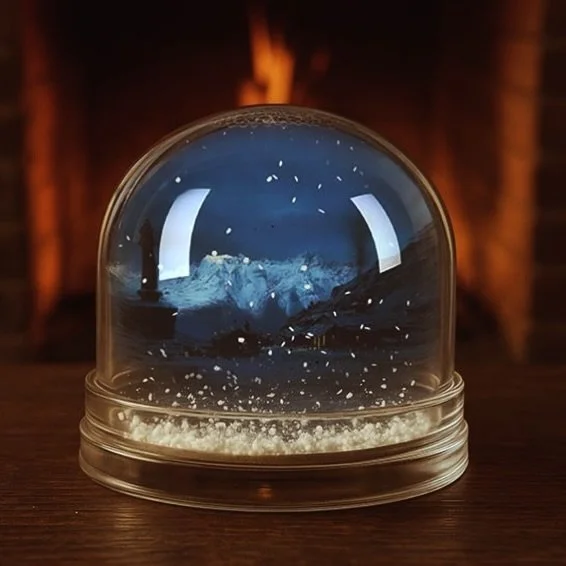 Available now in the shop! ❄️✨
Bring a little holiday magic from the Himalayas straight to your home. This hand-held snow globe captures a quiet, wintry Christmas evening at the mountain Raven Bar of Nepal&mdash;snow swirling outside, warm lantern gl