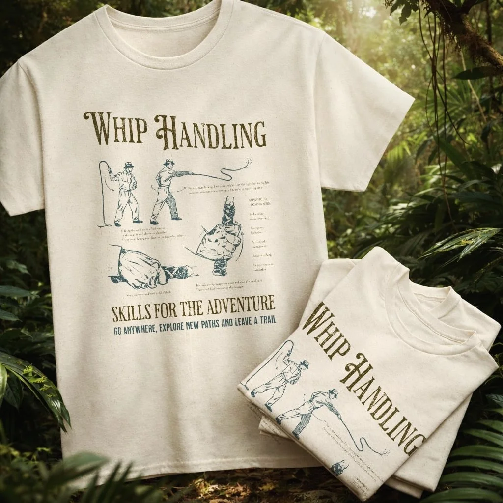 Made another fun Indy inspired T-shirt design, and this one might feel especially familiar to a very specific group of fans.

If you grew up with Indiana Jones and the Infernal Machine, there&rsquo;s a good chance this design unlocks a core memory yo