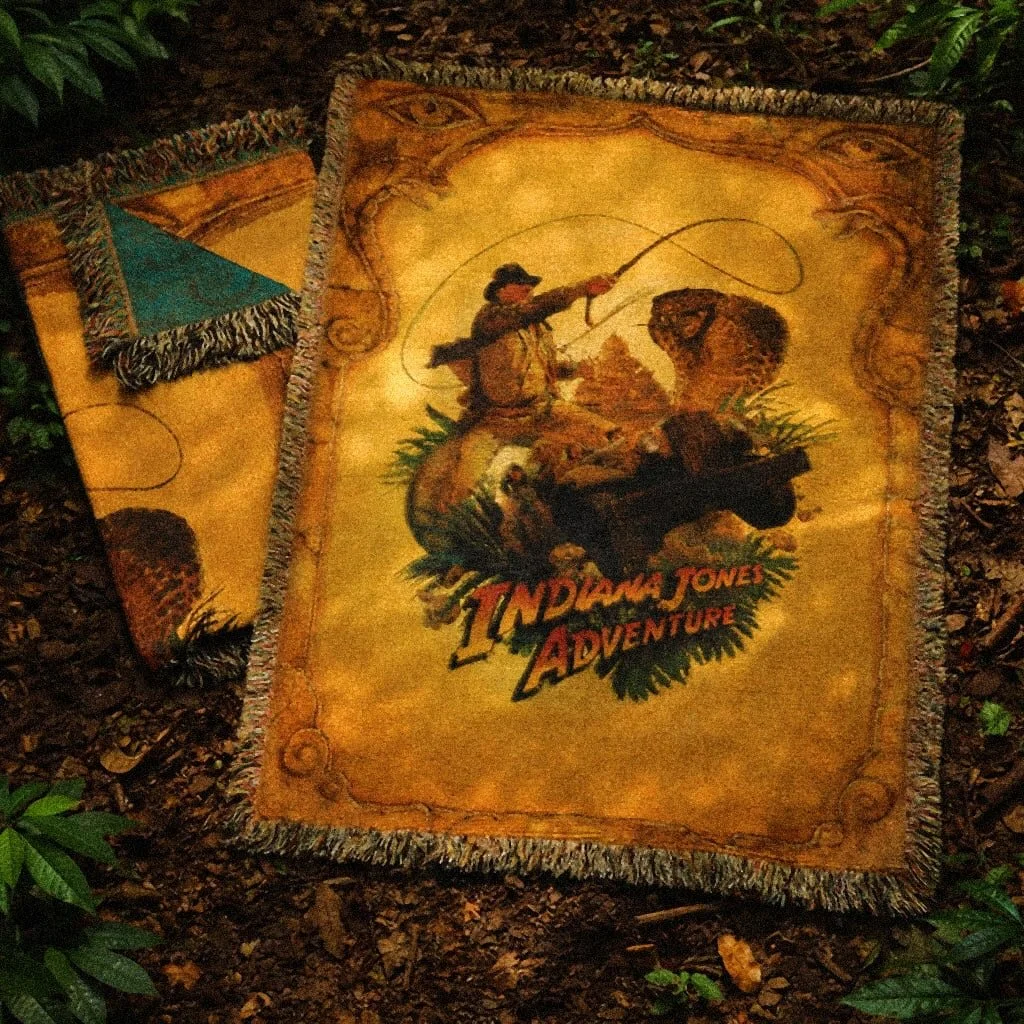 Available now in Etsy. Link in the Bio. Wrap yourself in pure &rsquo;90s attraction nostalgia, available as a woven throw or plush velveteen blanket.
The woven style features a classic tapestry feel, while the velveteen version reads like a vintage T