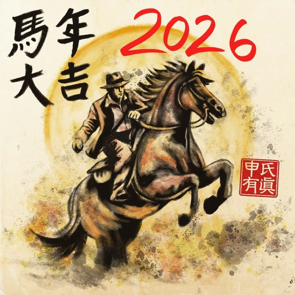 2026 Year of the Fire Horse 🔥🐎
The Horse runs with courage. Fire moves with conviction. Together, they remind us that life isn&rsquo;t meant to be lived cautiously from the sidelines. It&rsquo;s meant to be ridden full speed into the unknown.  This