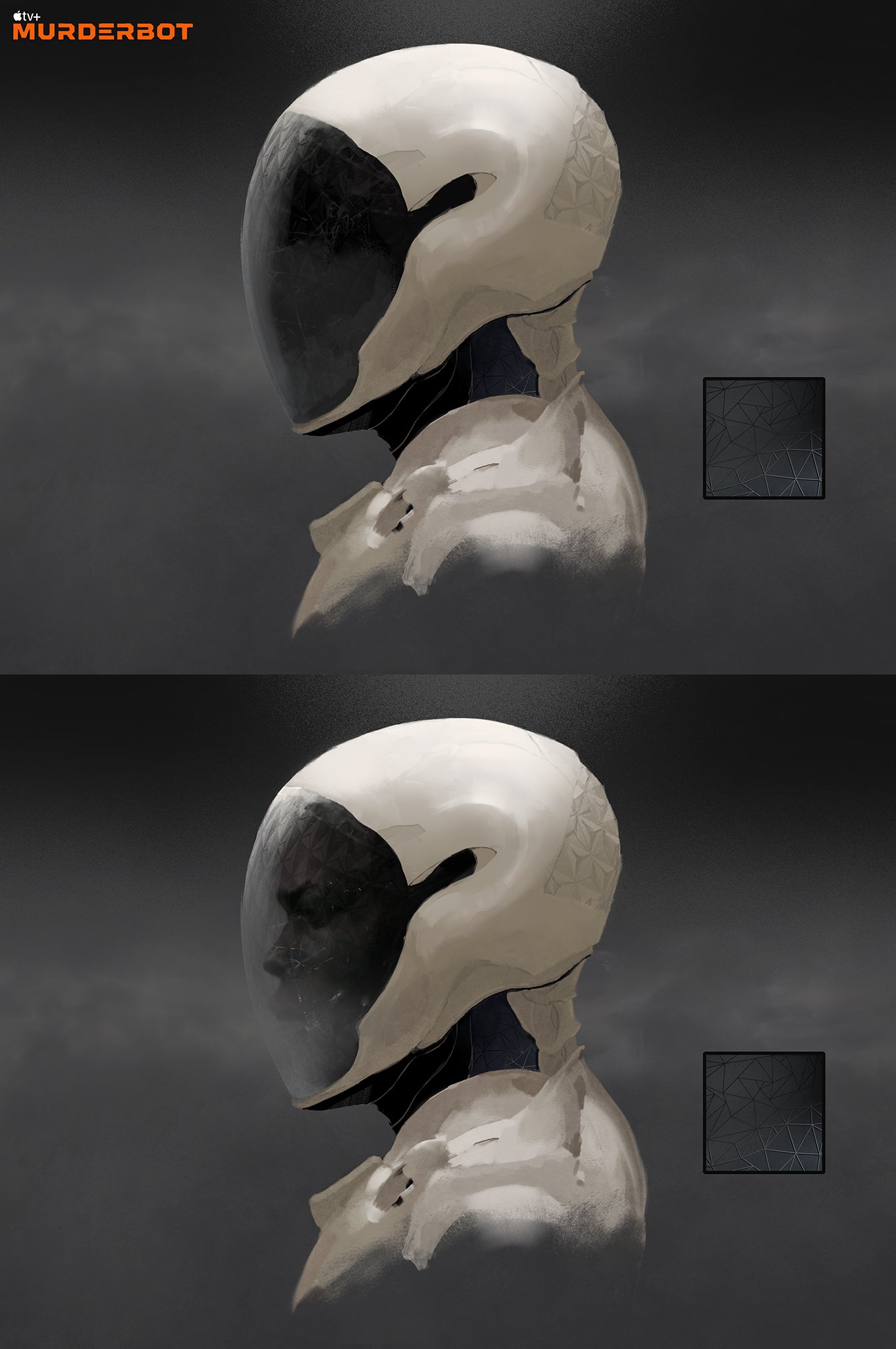 Murderbot, Early Helmets